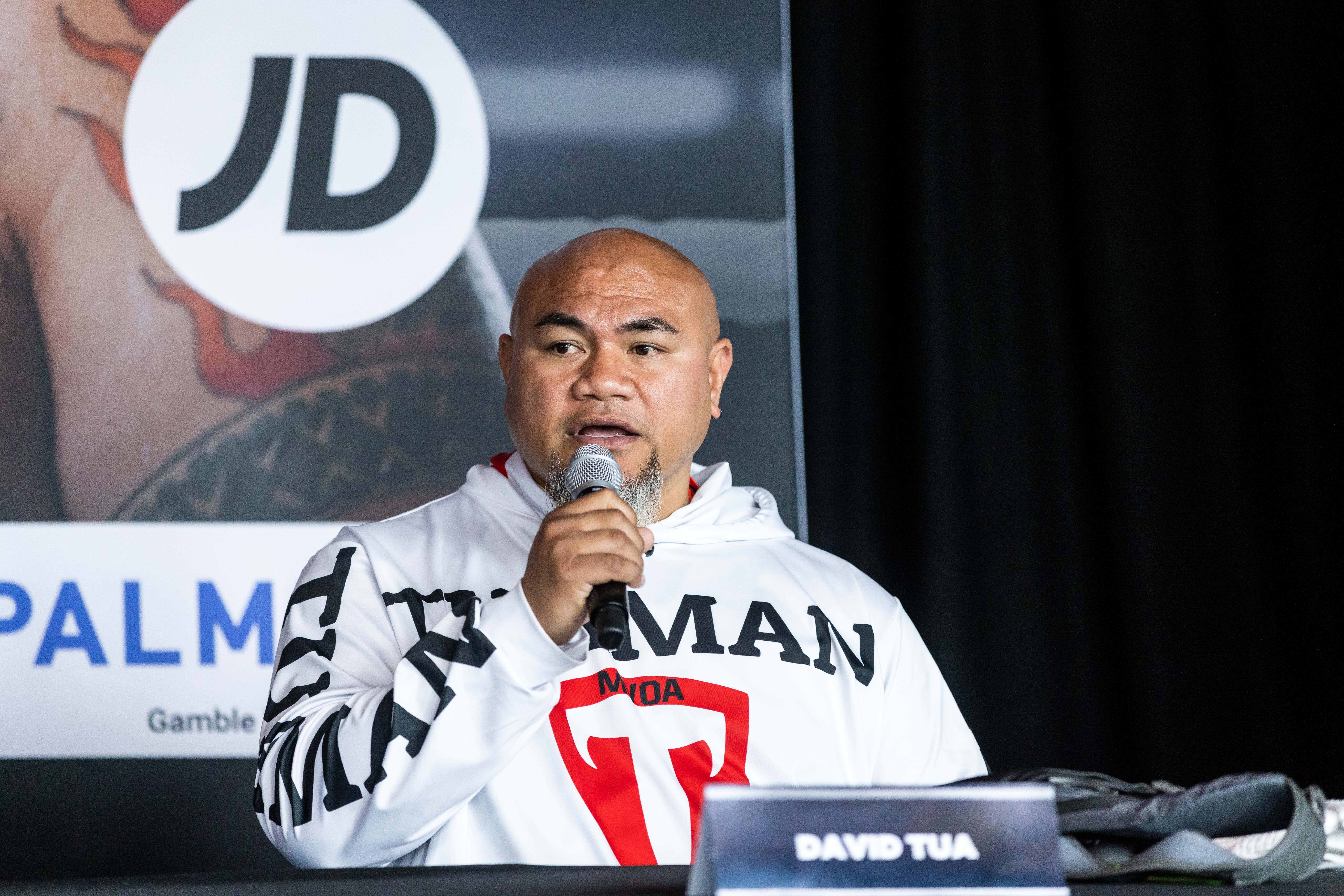 David Tua at the SBW vs Mark Hunt pre-fight press conference.