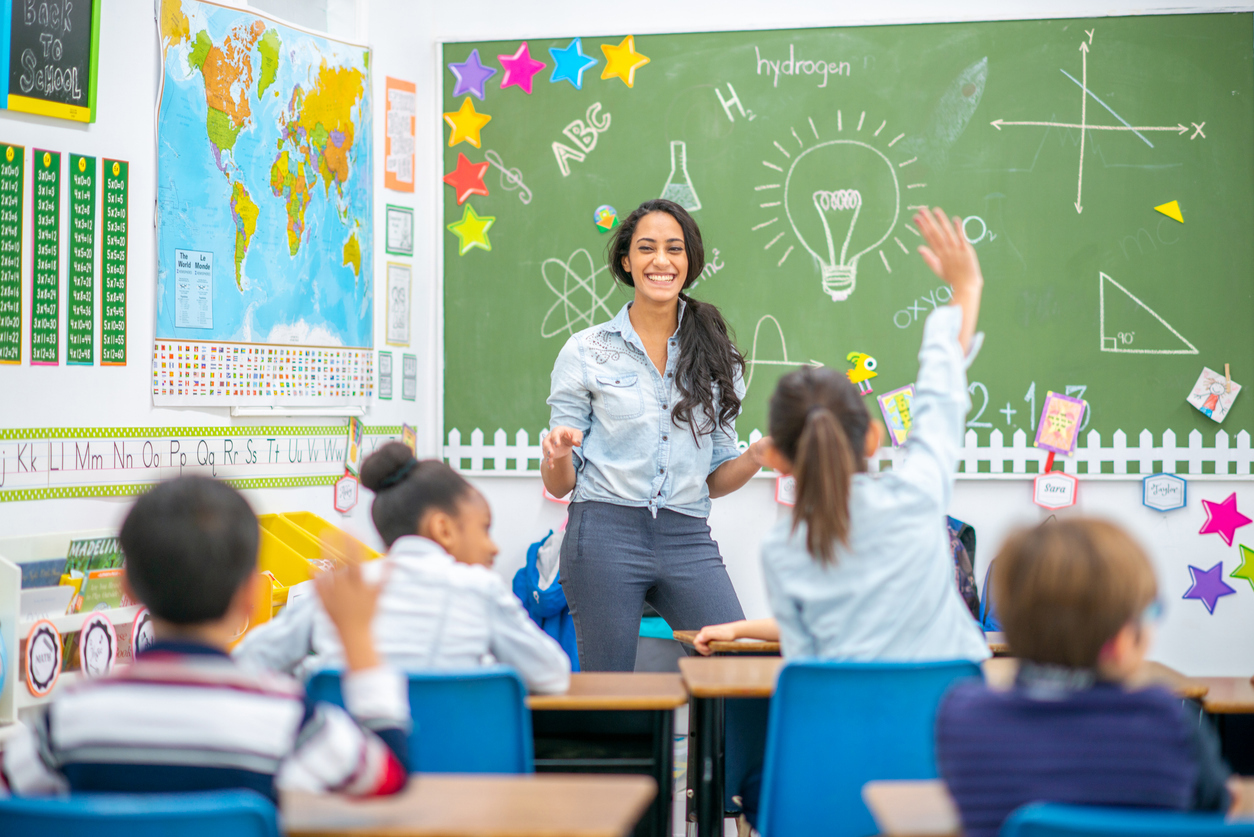 School teacher stock photo