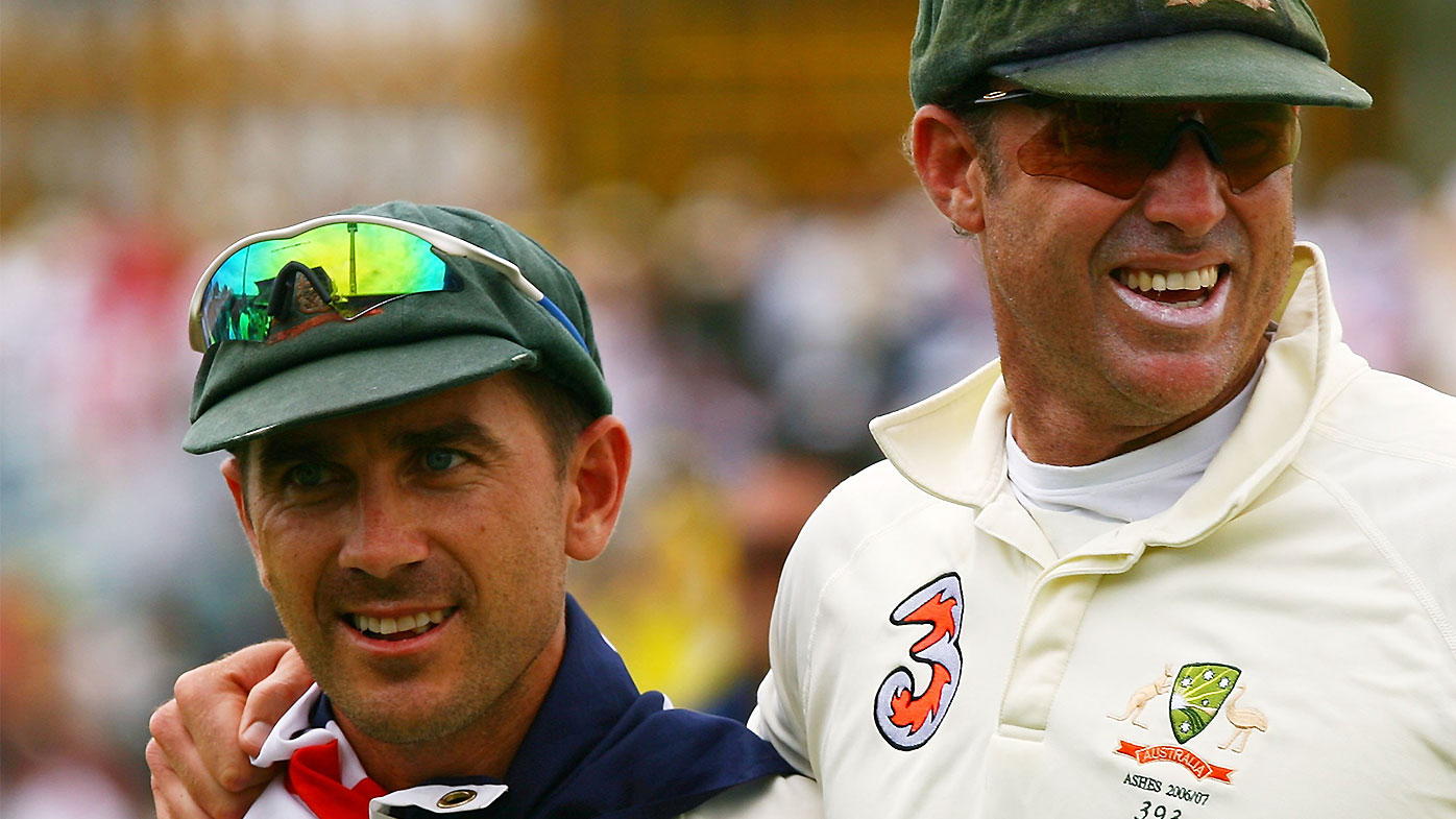 Justin Langer Matthew Hayden