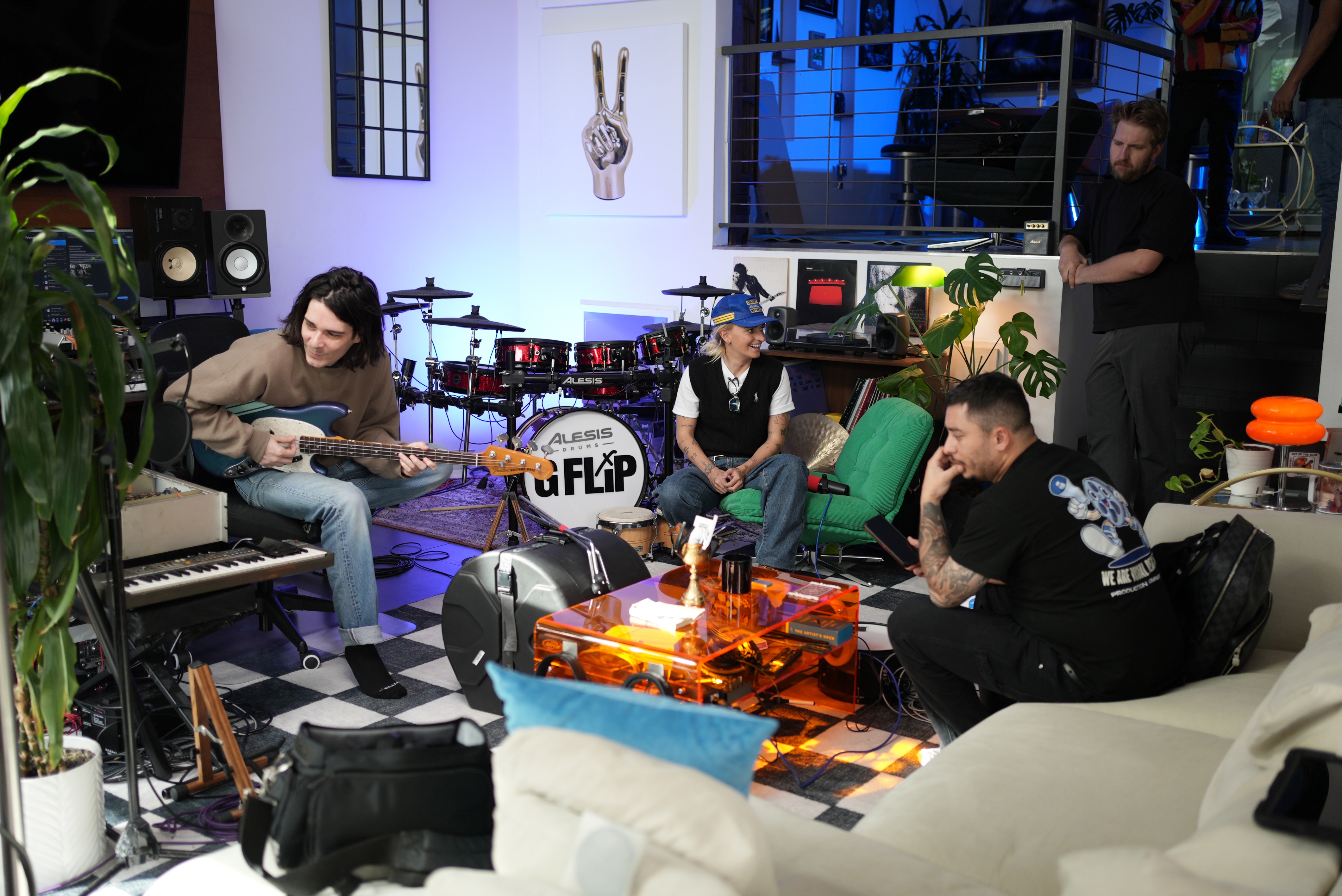 G Flip recording cover of All Fired Up