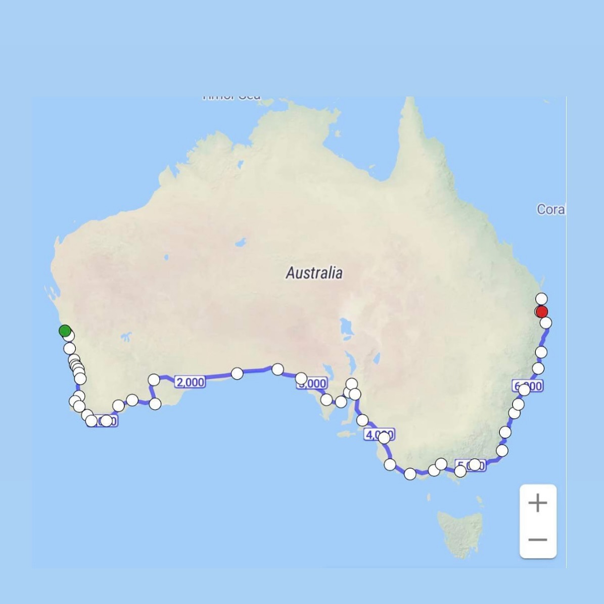 'Australia's Forrest Gump', Tim Franklin, is one step closer to becoming the fastest to run around the world, as he kicks off the final leg of his journey in WA.