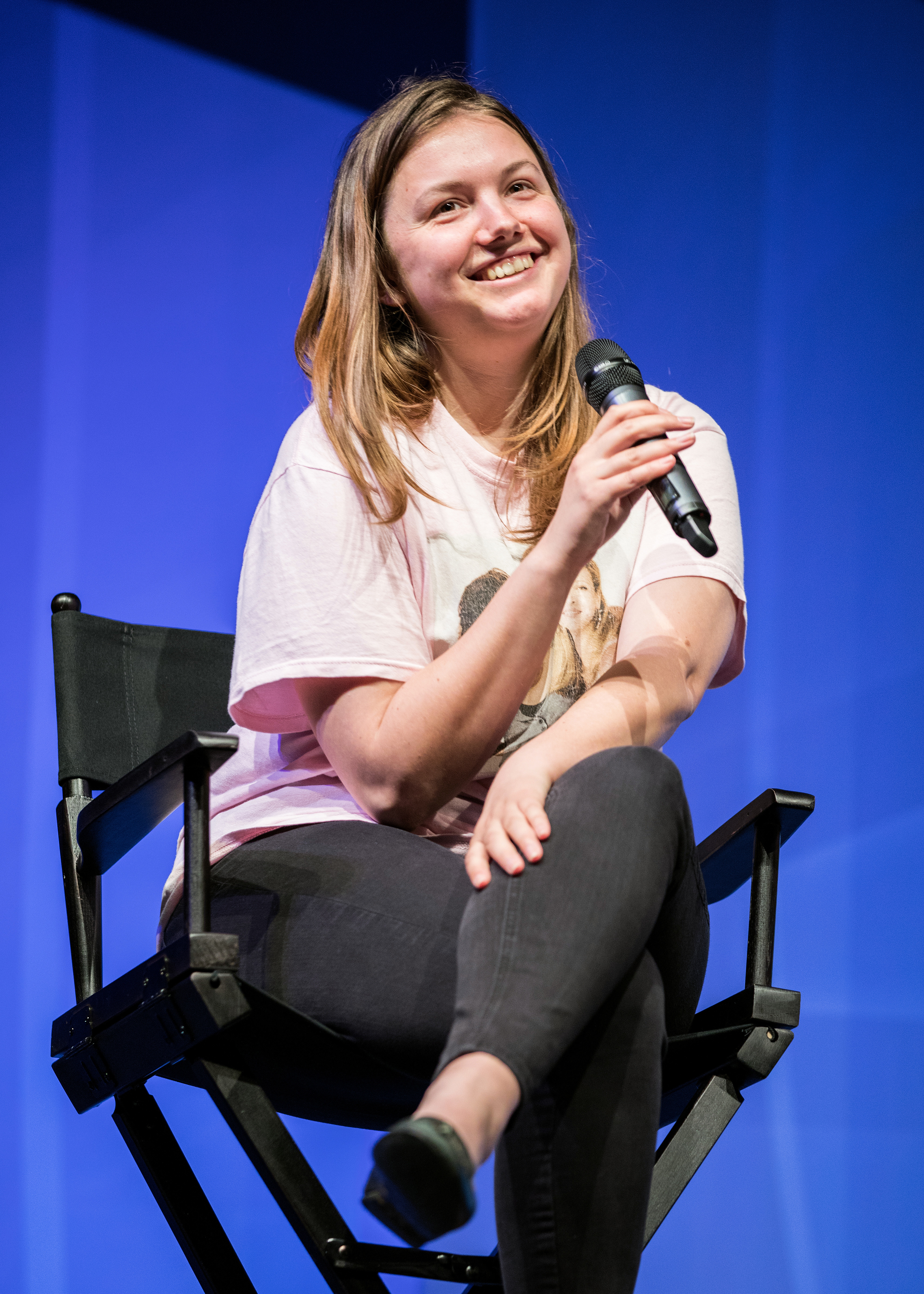 Actress Hannah Murray answers questions during an interview for the 2019 Con Of Thrones at Music City Center on July 13, 2019 in Nashville, Tennessee. 