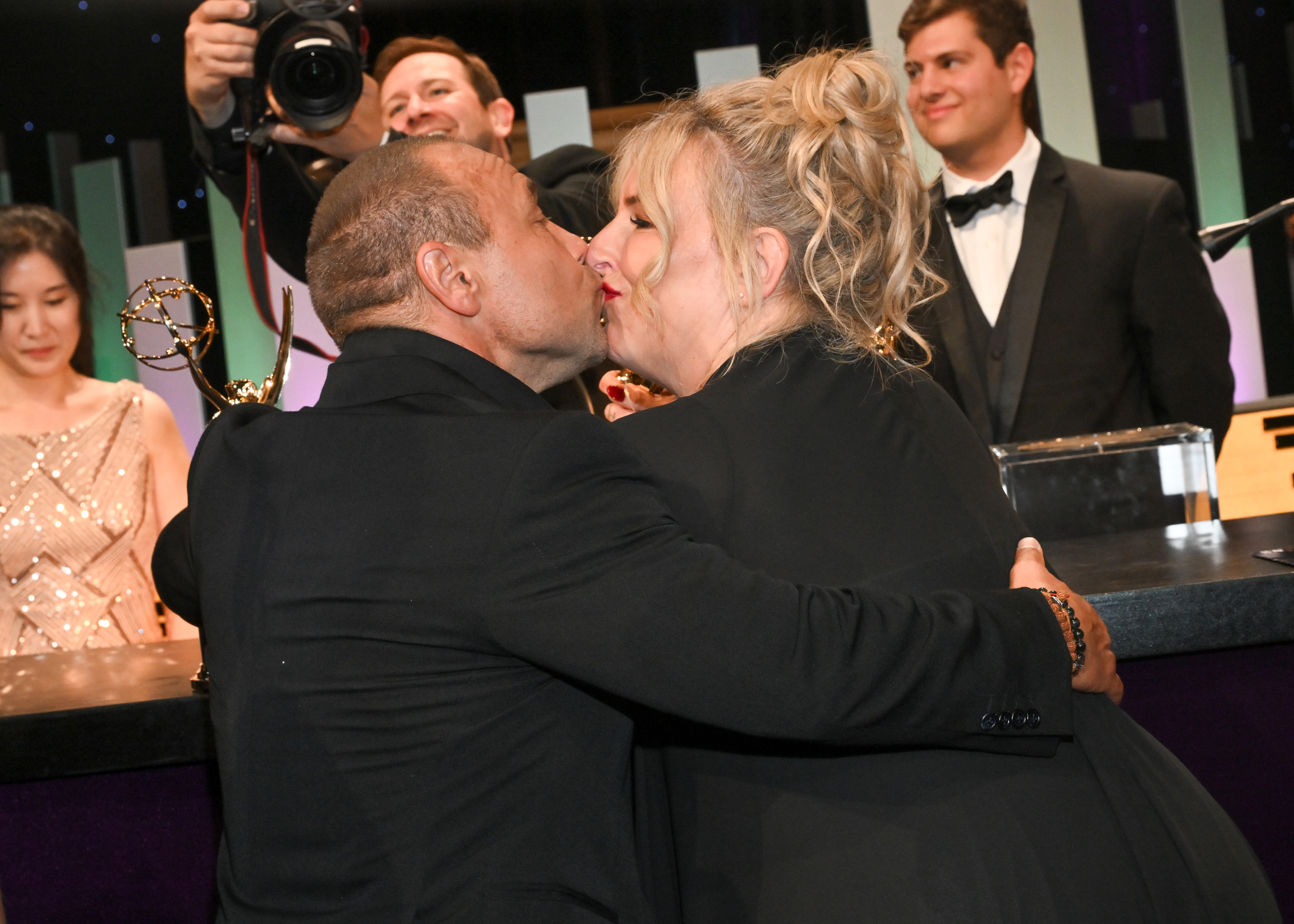 Stephen Graham, Hannah Walters at the 77th Primetime Emmy Awards Governors Ball on September 14, 2025 in Los Angeles, California. (Photo by Michael Buckner/Variety via Getty Images)