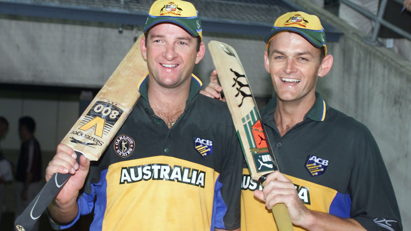 Mark Waugh and Adam Gilchrist
