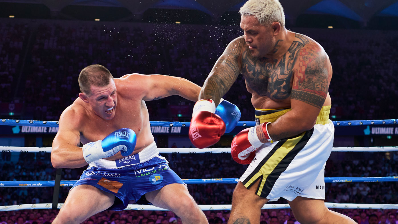 Paul Gallen vs Mark Hunt result video highlights Sydney Super