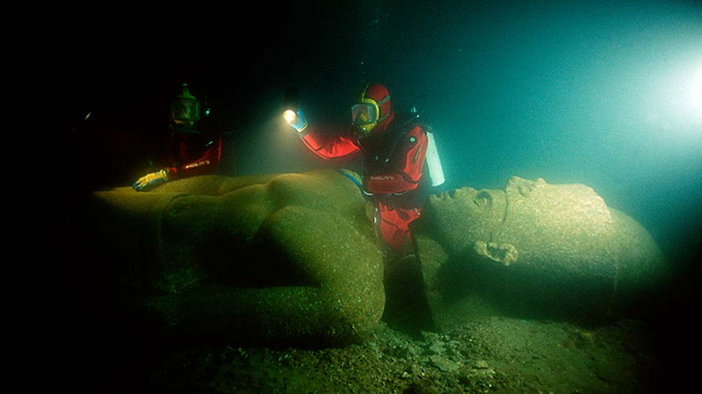 Ancient Egypt: Underwater archaeologist discovery treasures & subaquatic  Temple - City of Heracleion