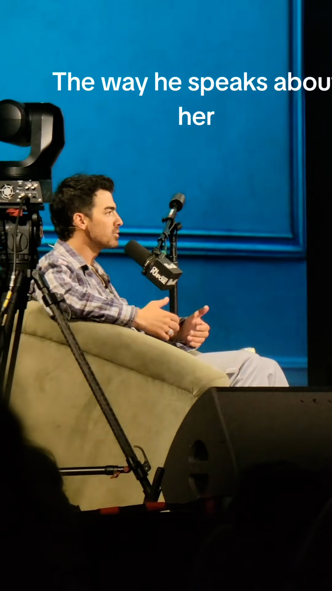 Joe Jonas speaking to Jay Shetty