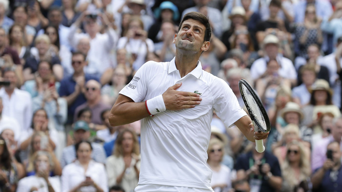 Wimbledon final Novak Djokovic v Roger Federer Result, scores, report