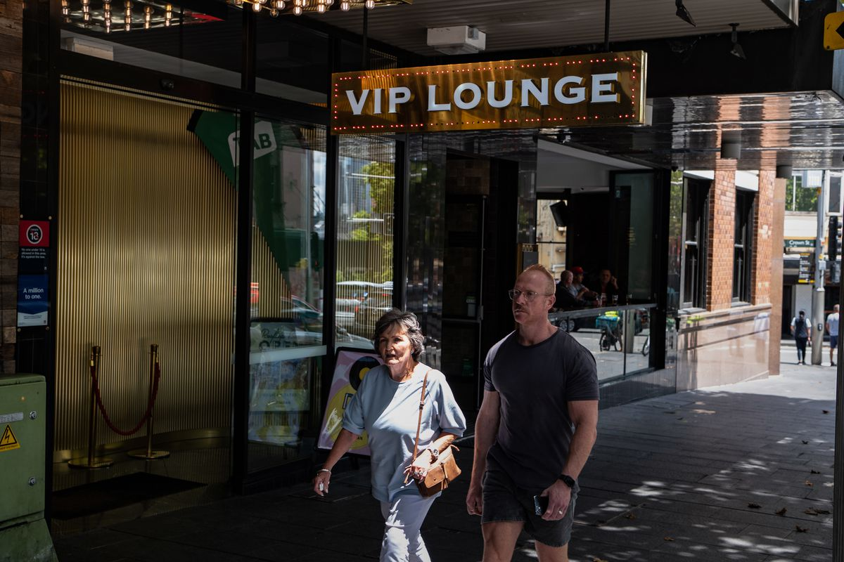 Signage such as this 'VIP lounge' on Oxford street, Darlinghurst, will have to be removed within three months under the new legislation.