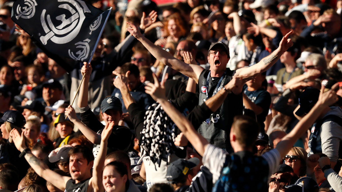 Carlton fans. (Getty)