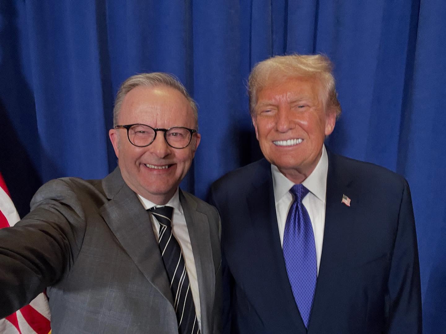 Anthony Albanese and Donald Trump