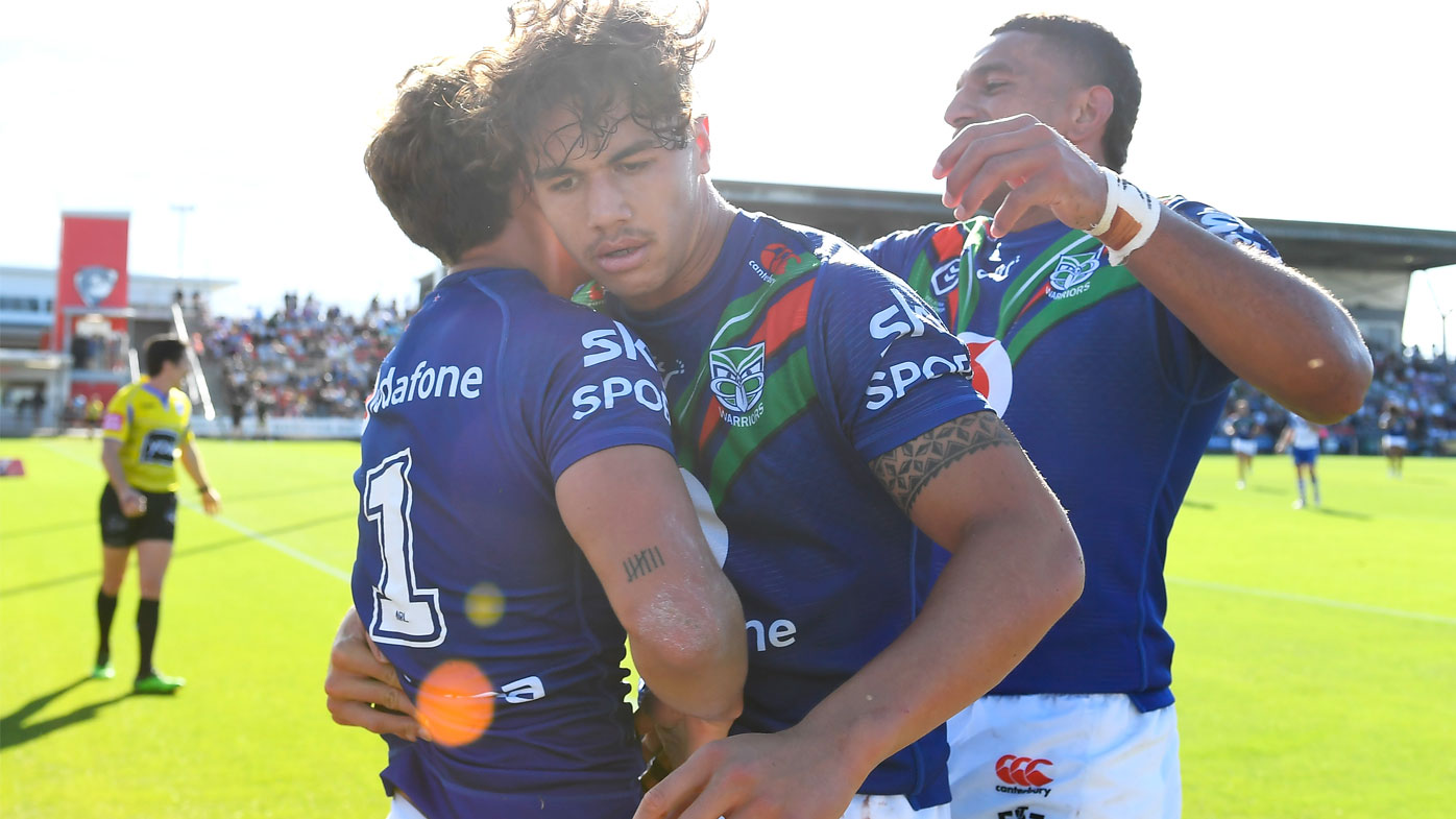 Warriors down the Bulldogs to bolster their finals hopes.