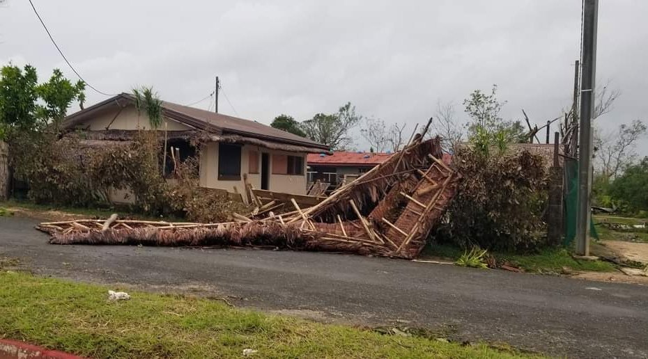 Damage by two cyclones in Vanuatu.