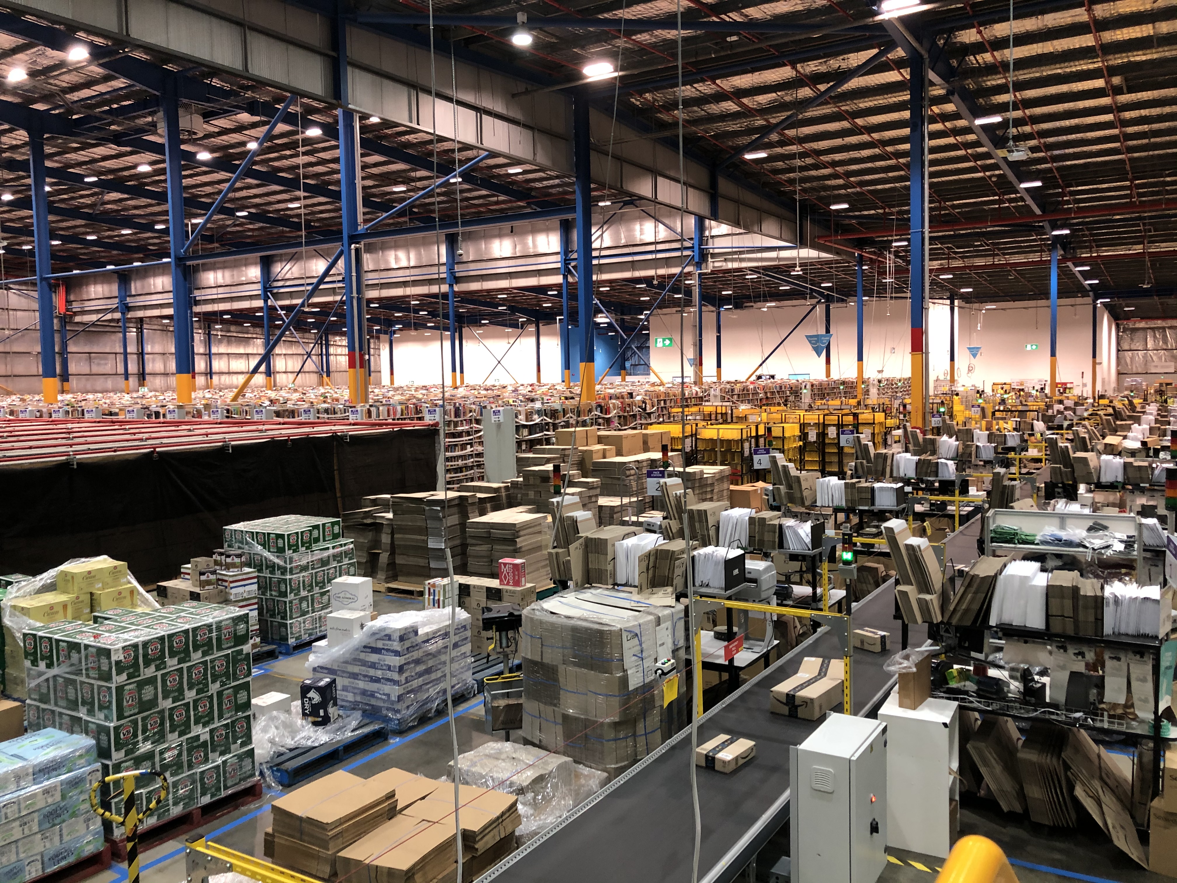 amazon warehouse lego
