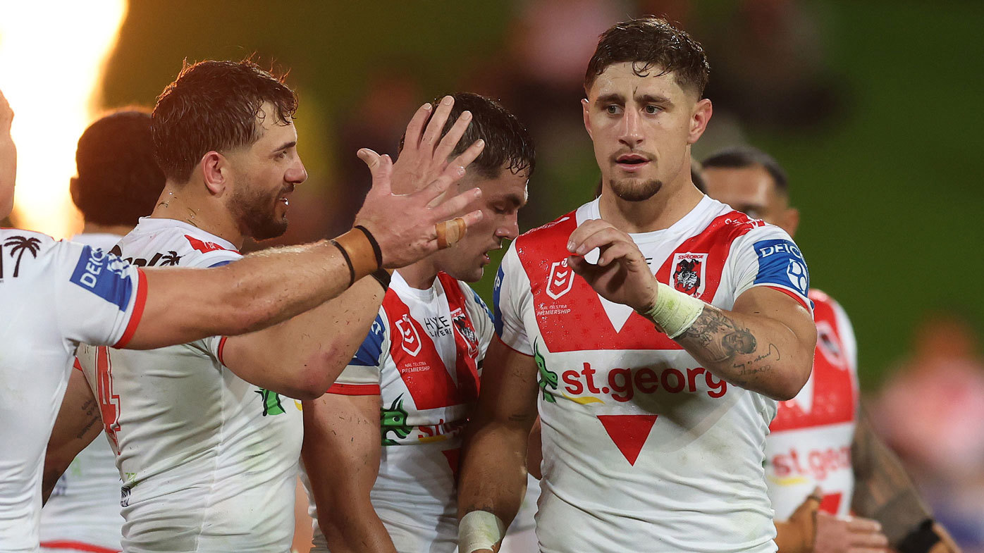 Dragons winger Zac Lomax.