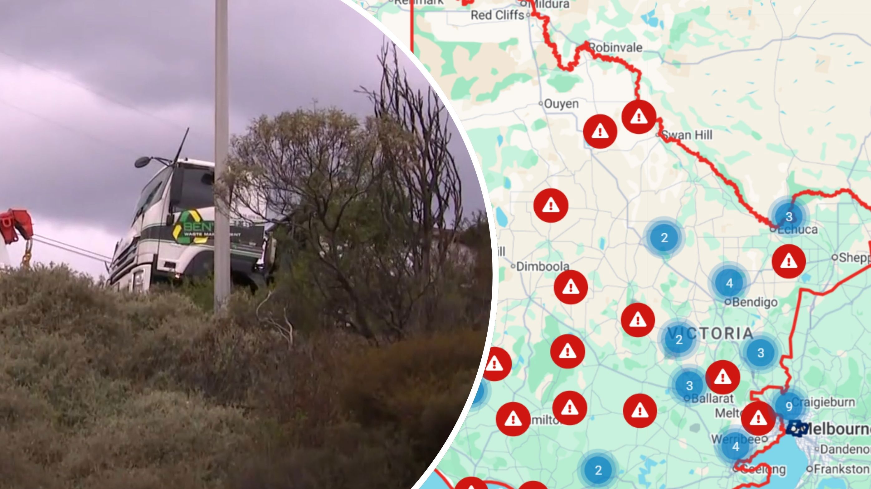 Two dead, tens of thousands without power as cyclone winds hit Victoria 