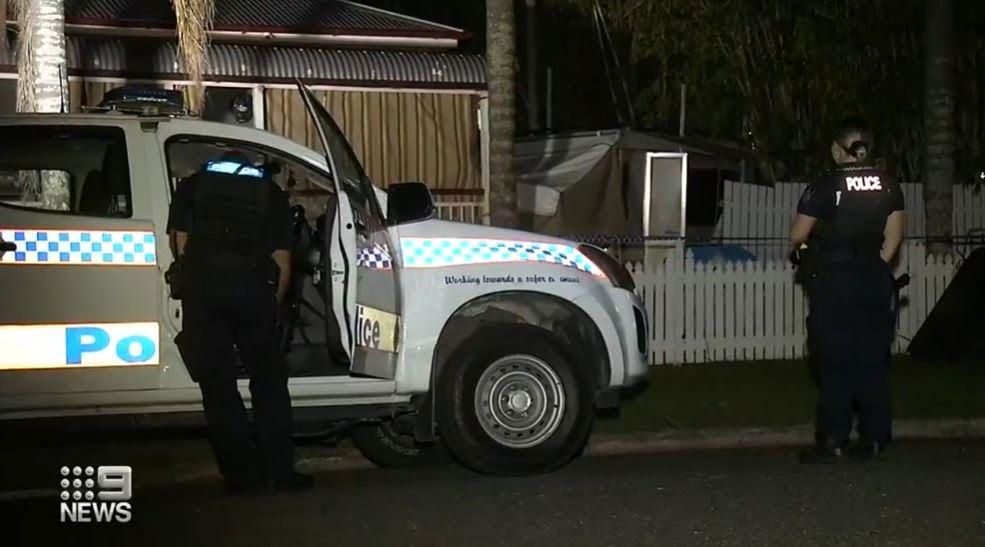 Two men are in hospital after they were stabbed in two separate locations across Brisbane's Bayside on Friday night.