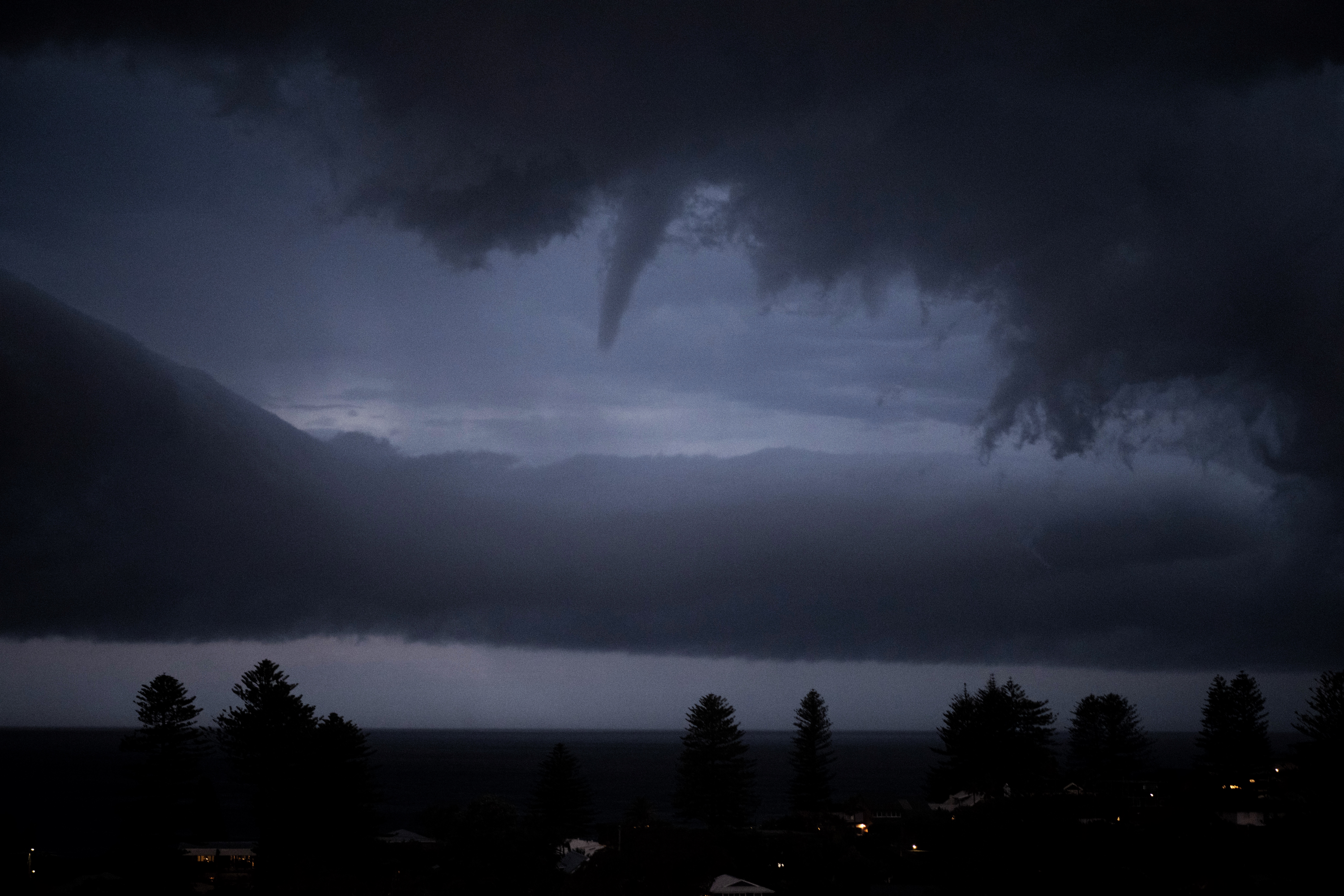Fast moving storms brought lightning and strong gusts to much of Sydney and the Illawarra in that late afternoon yesterday.