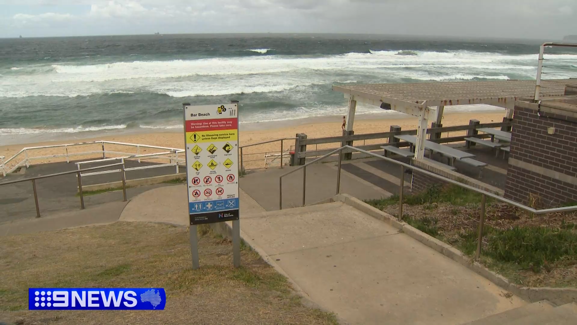 A 36-year-old man will front court next month after allegedly displaying Nazi tattoos on a beach in Newcastle.