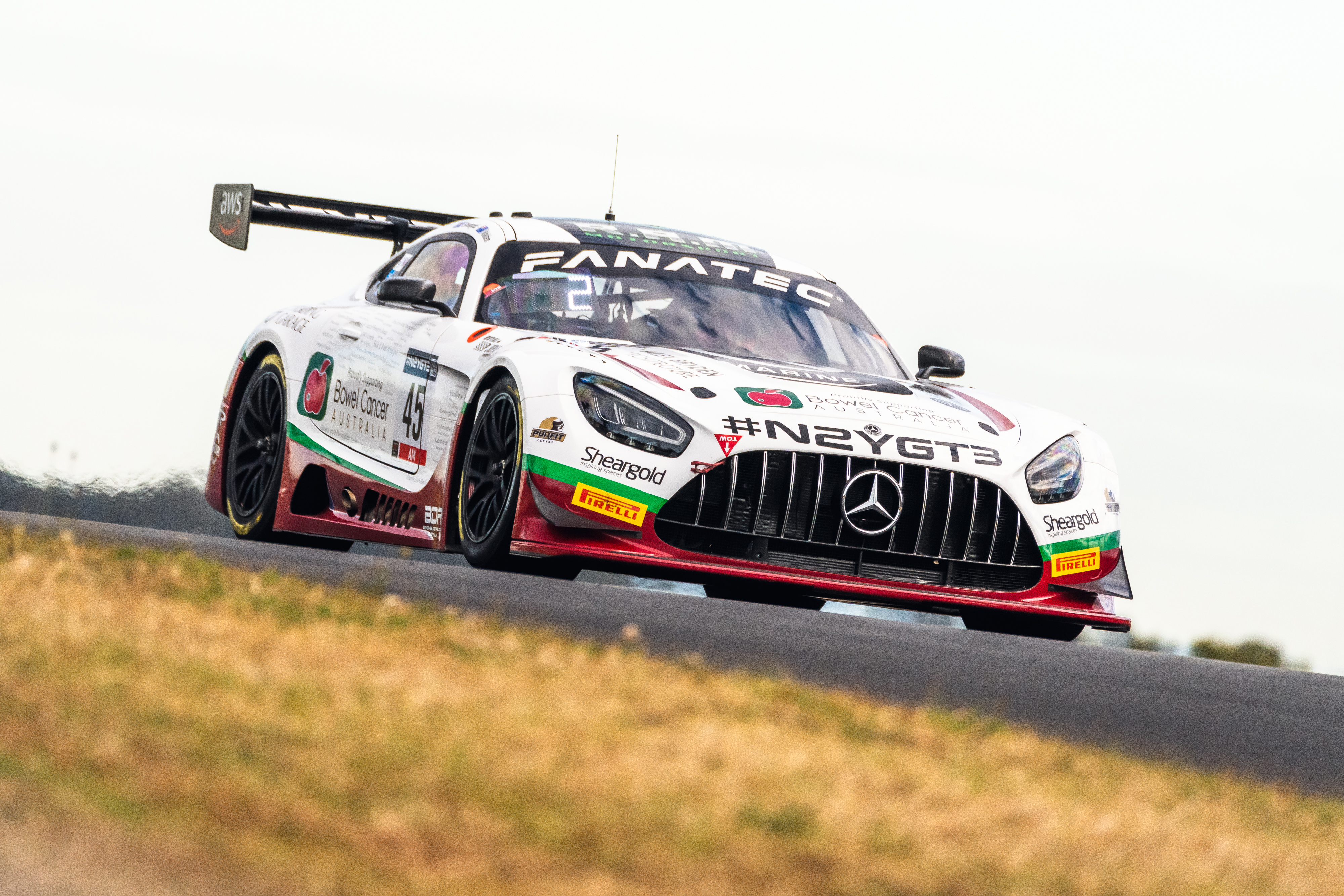 The Michael Sheargold-driven Mercedes-AMG GT3.