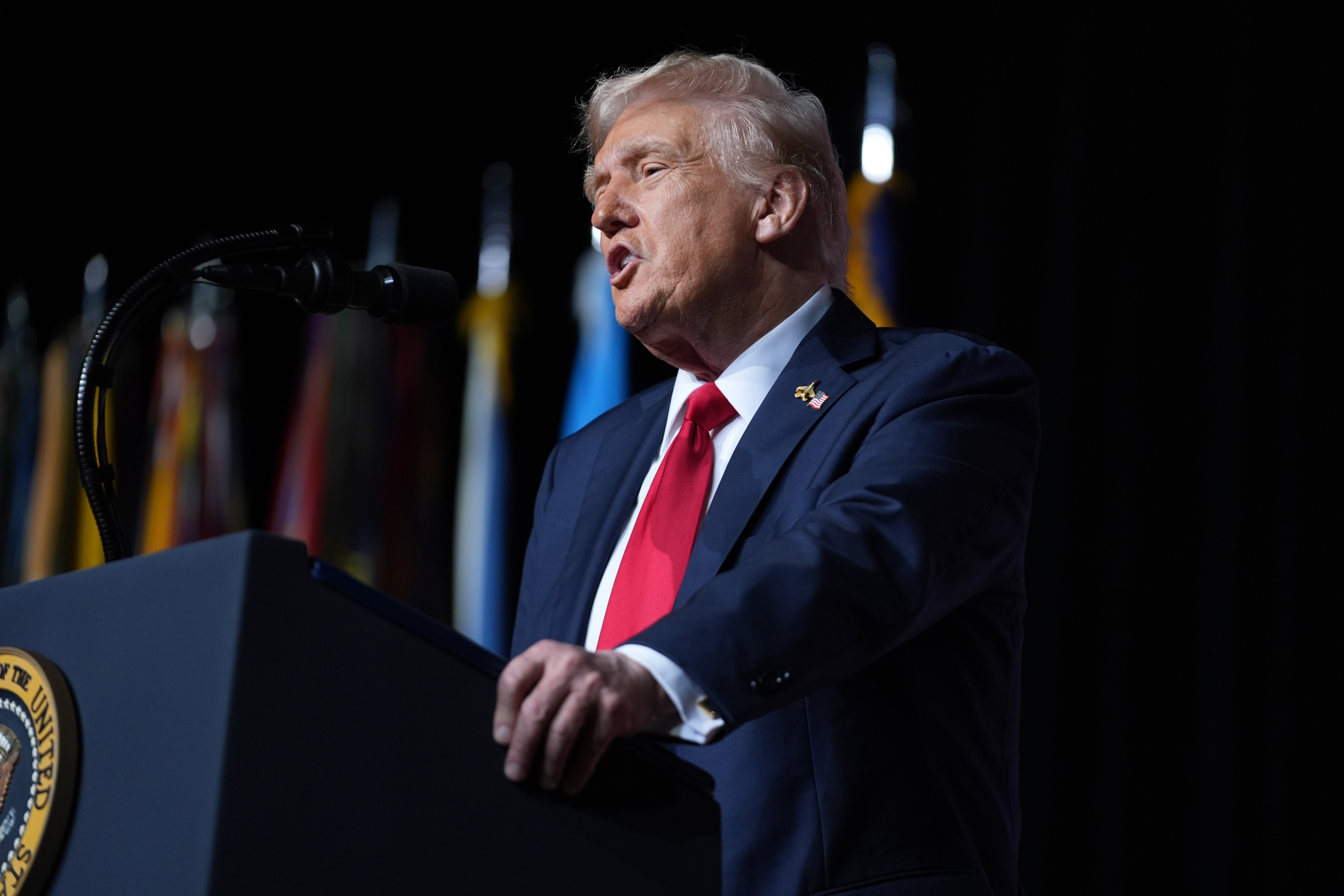 US President Donald Trump 