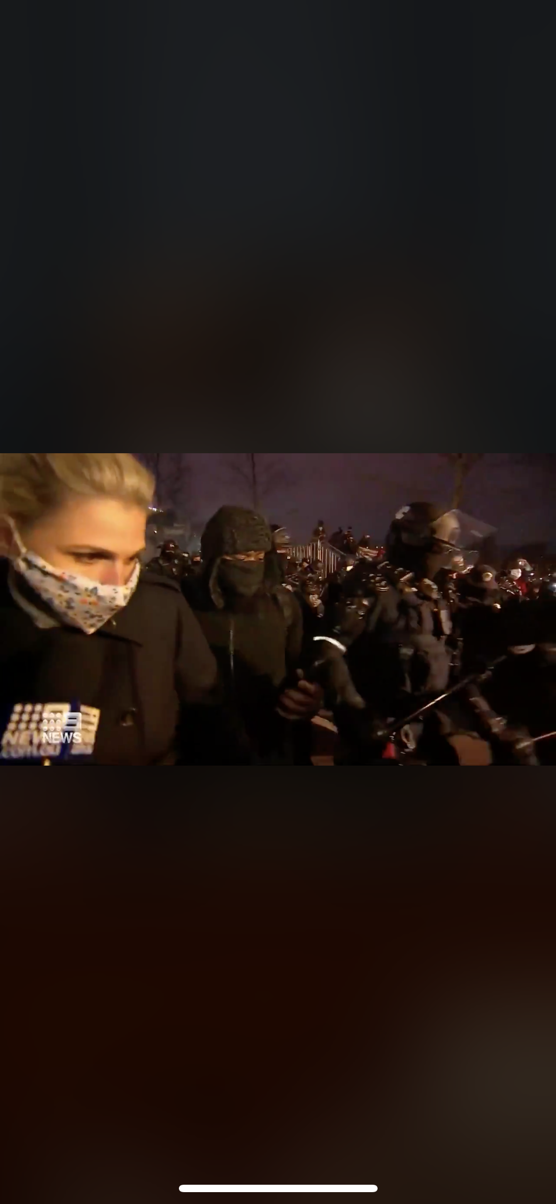 Covering the Capitol protests in Washington.
