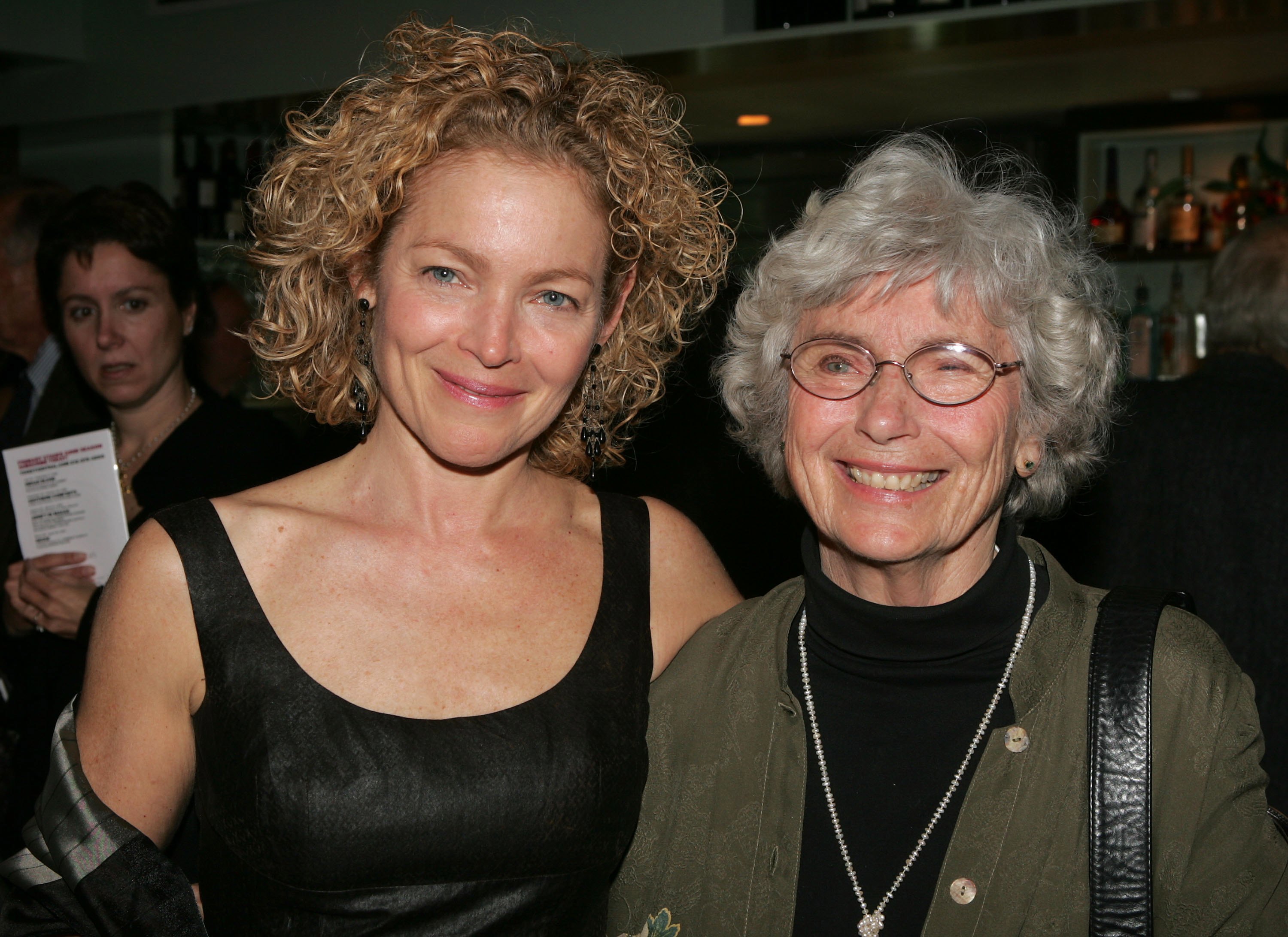 NEW YORK - MARCH 30: Actress Amy Irving and mother Priscilla Pointer attend the after party for the opening night of "A Safe Harbor For Elizabeth Bishop" at Sarabeth's on March 30, 2006 in New York City. (Photo by Peter Kramer/Getty Images)