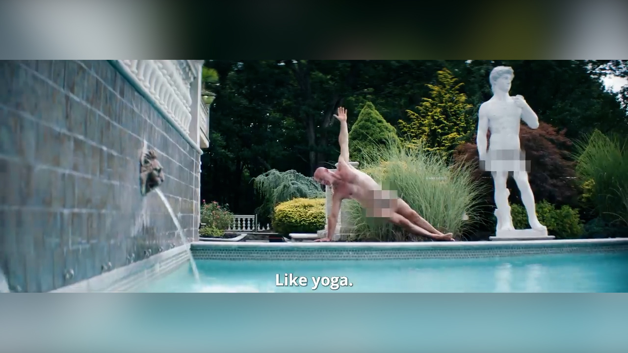 Chris Meloni's naked Peloton ad