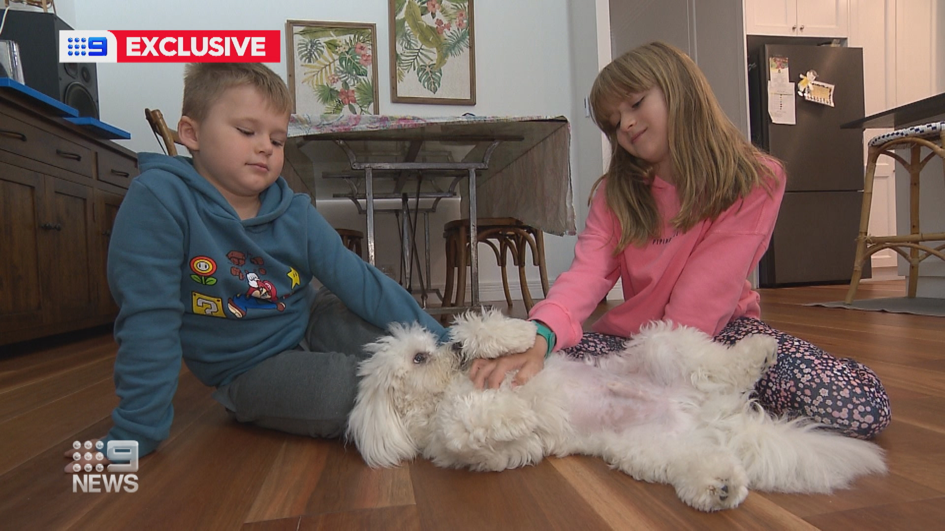 Monty joined the family as a friend for brother and sister Hugo and Evie last year, while they were being homeschooled during the pandemic.