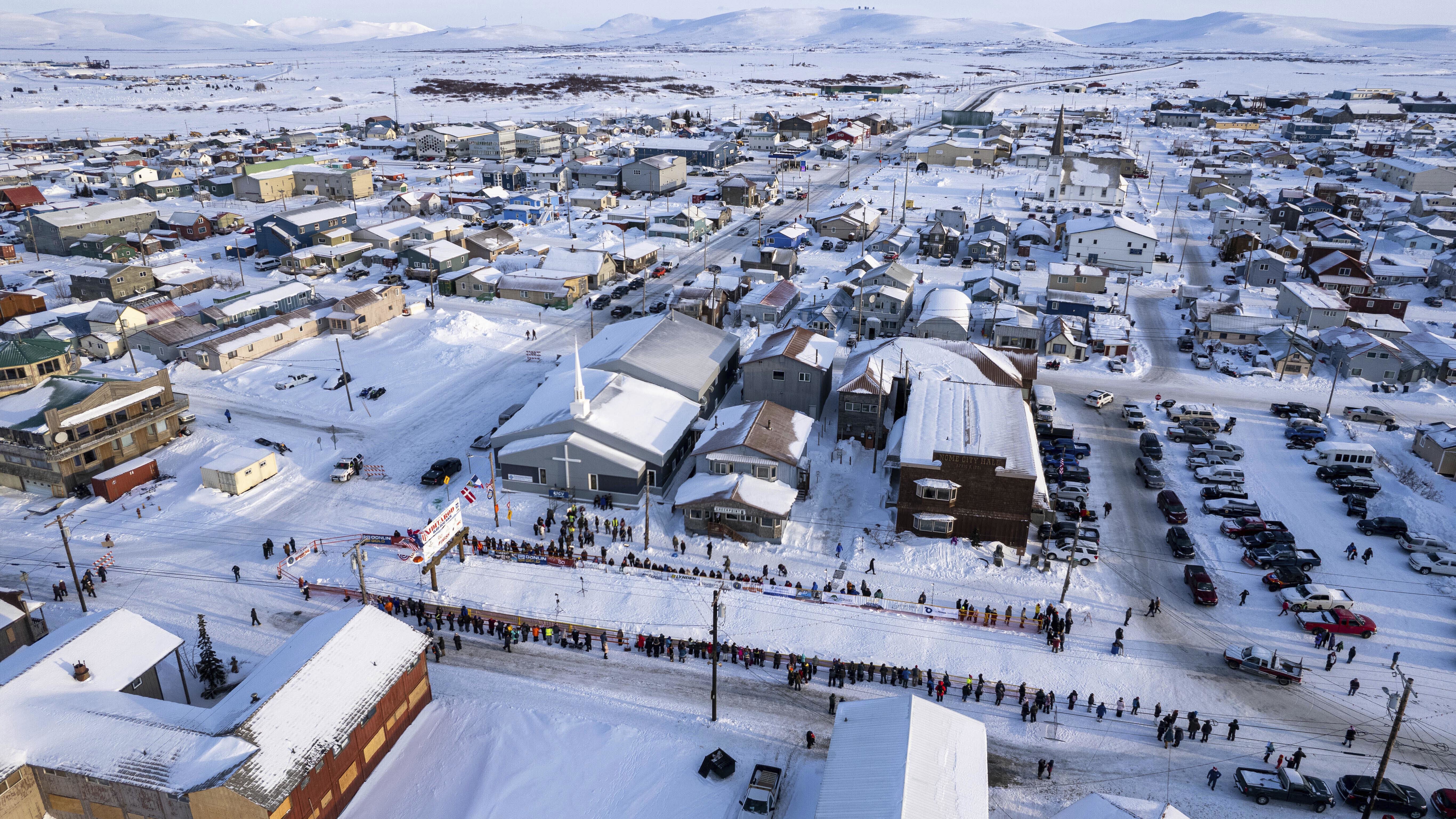 The city of Nome, Alaska.