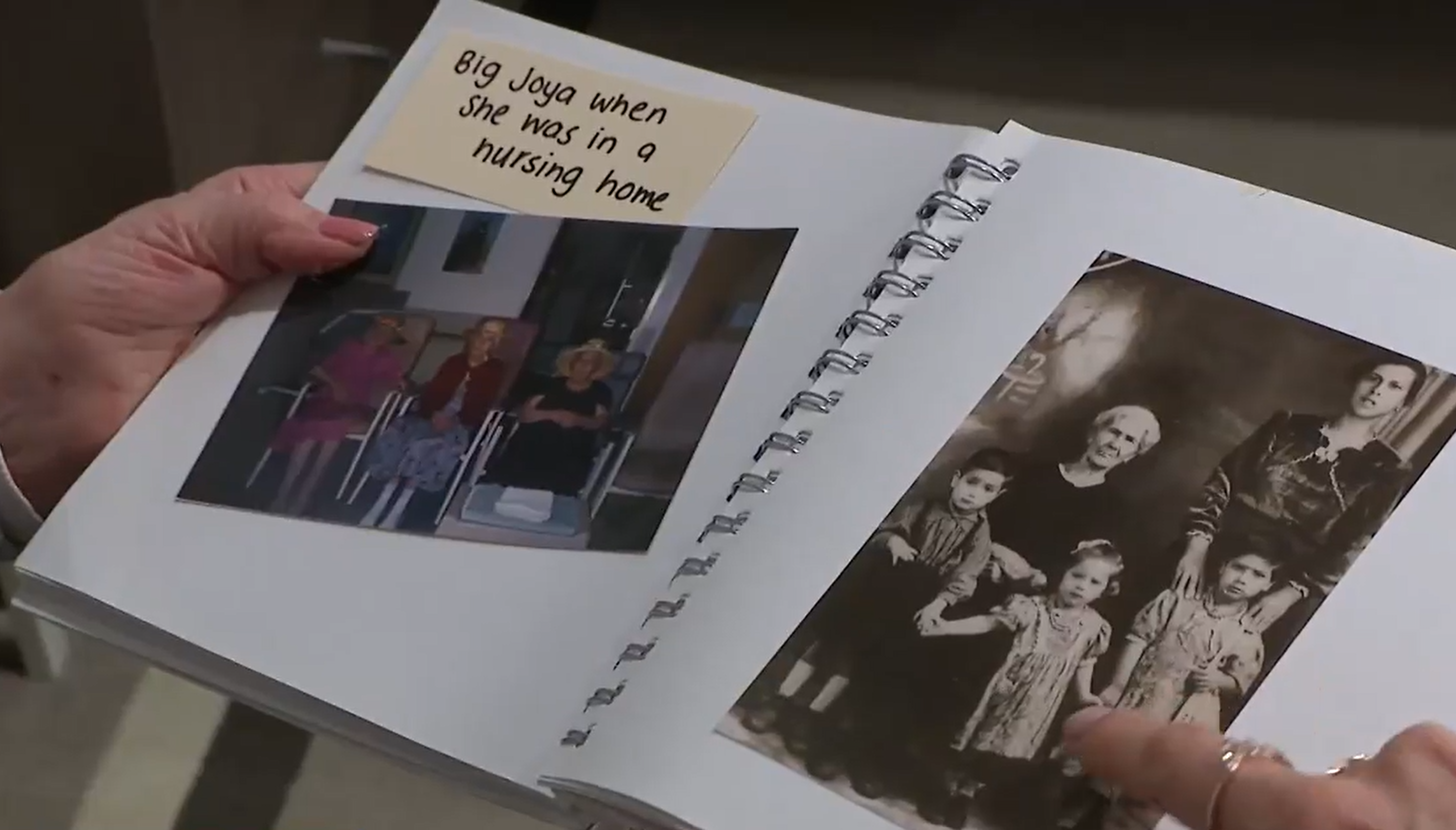 An old photo album.