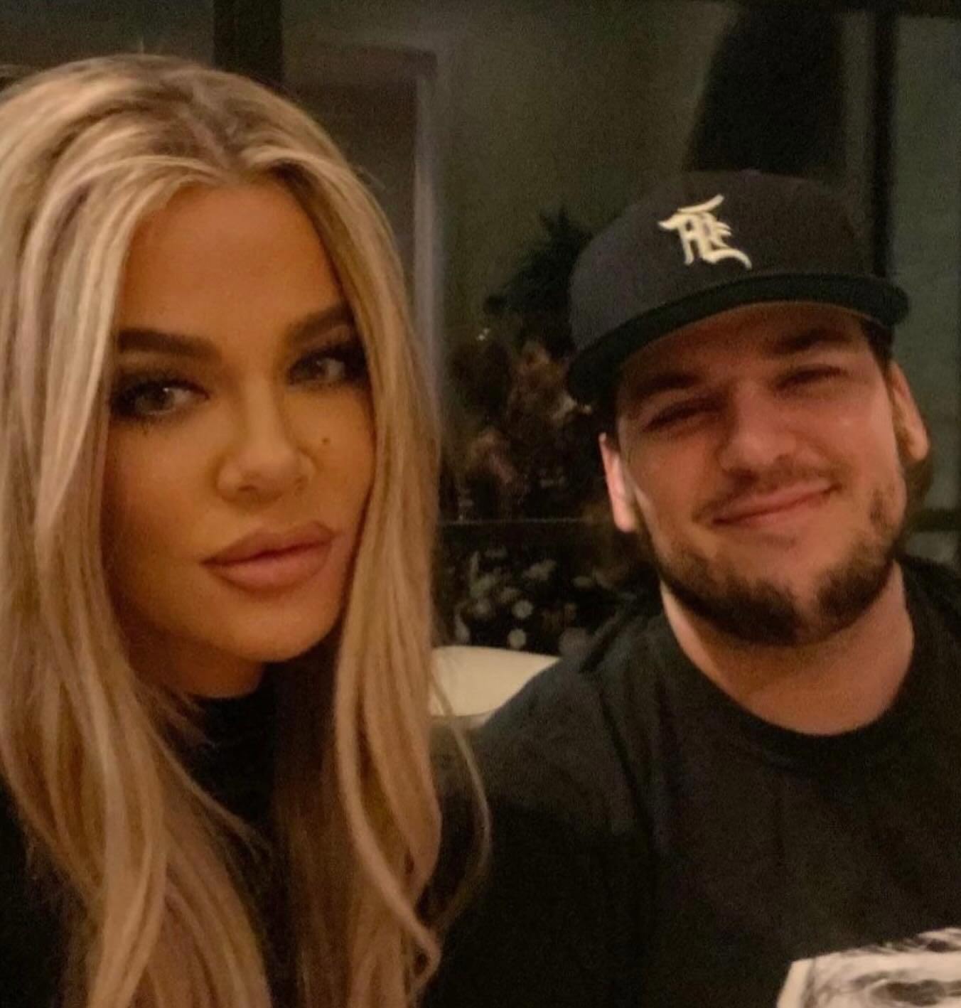 Khloé Kardashian and Rob Kardashian