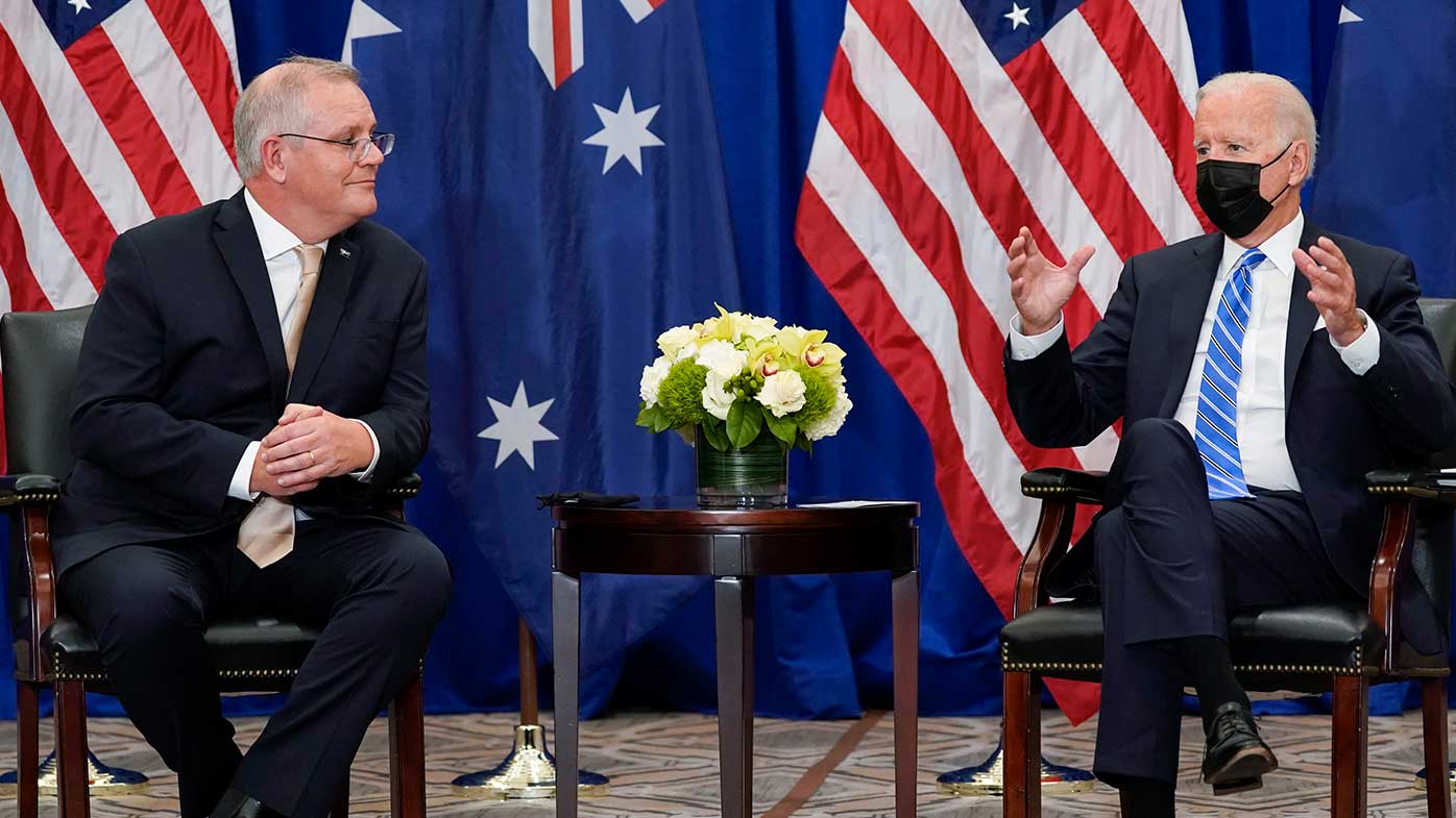 Prime Minister Scott Morrison didn't consult with Labor while negotiating the AUKUS deal.