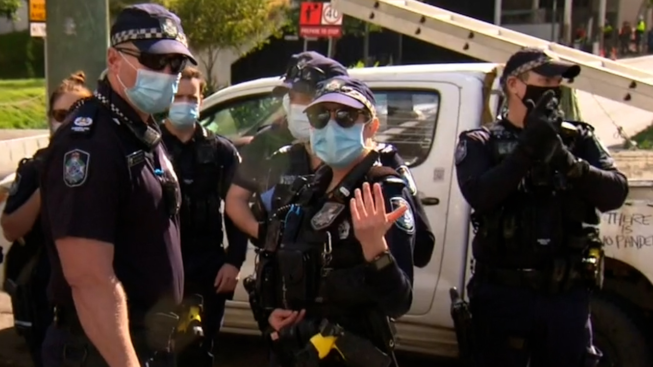 Queensland anti-maskers