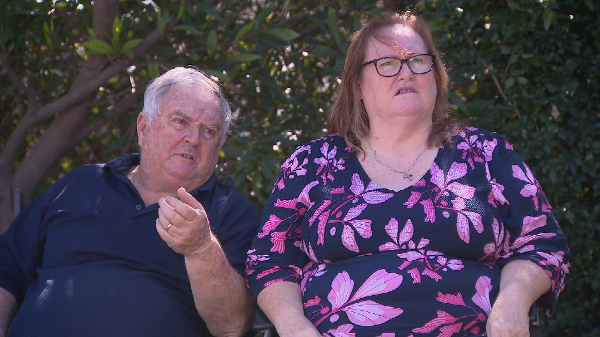 Gary and Tracey Butler live just streets away from the several landfill and composting facilities in the Swanbank industrial area in Ipswich.