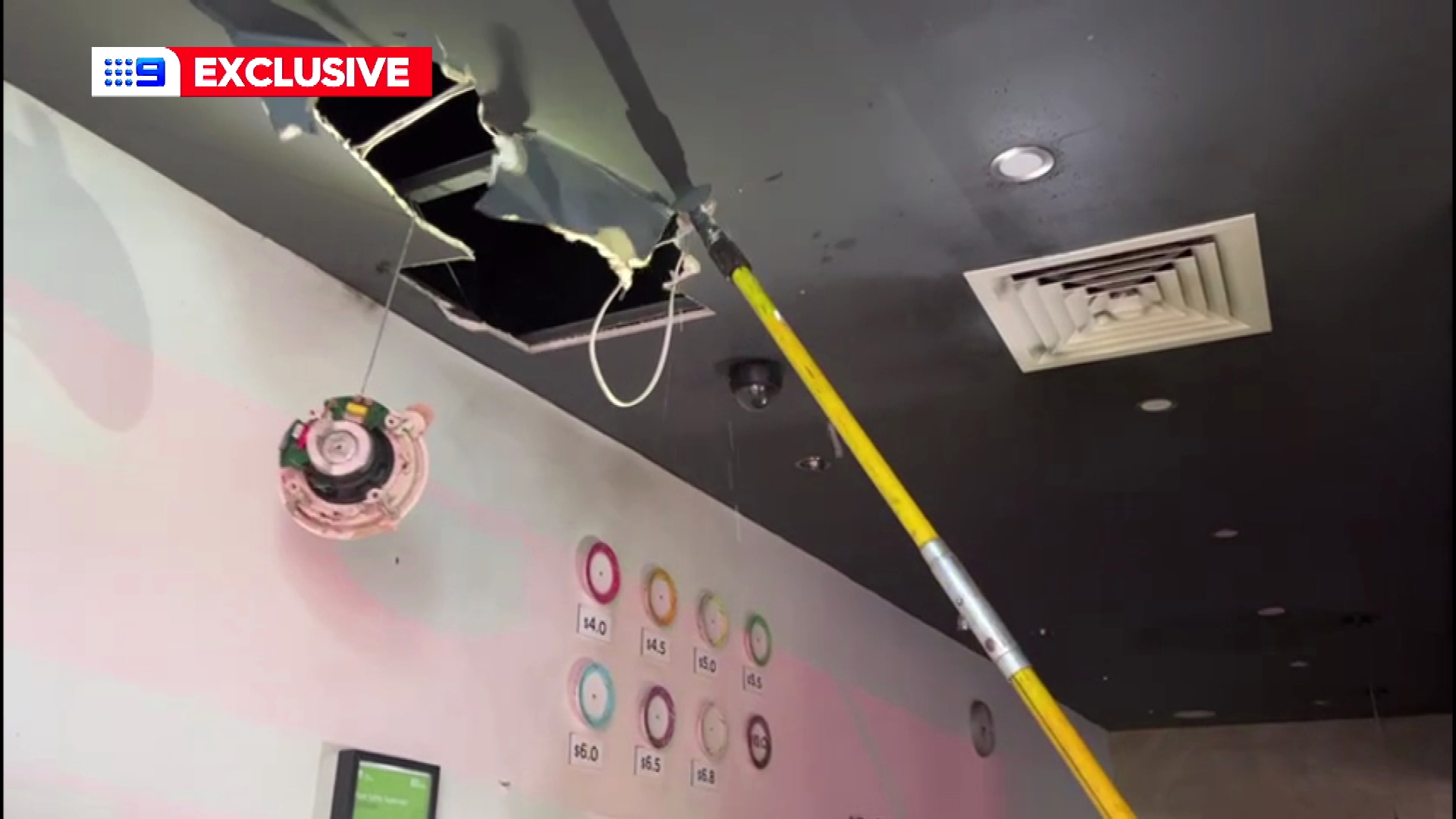 Businesses in the area have been hit with so much downpour some roofs have collapsed.