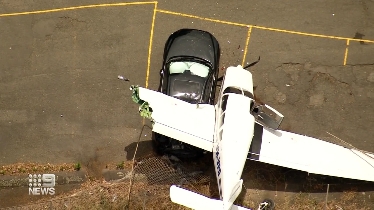 A pilot who survived a light plane crash in Sydney is a newly-married man who is expecting a child.