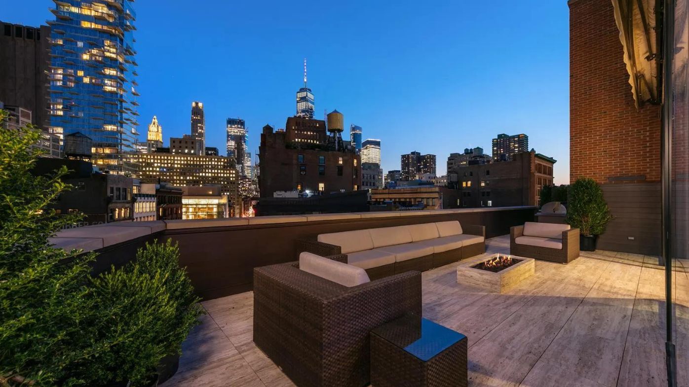 1 Moore Street North, Tribeca, listed for $41.48 million penthouse New York mansion