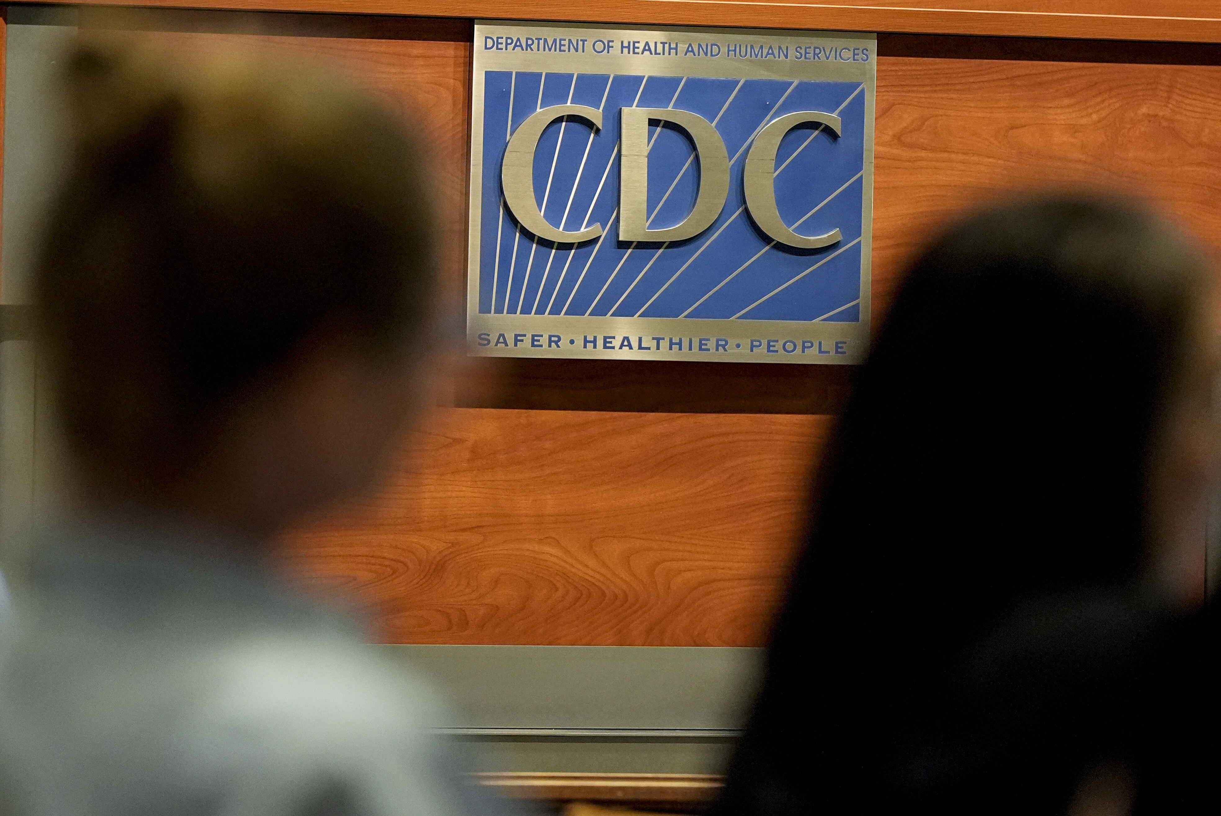 Participants listen during a meeting of the Advisory Committee in Immunization Practices at the CDC, Wednesday, June 25, 2025, in Atlanta.