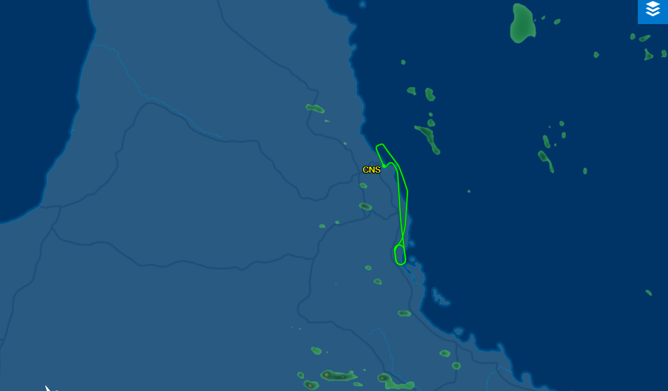 Qantas flight QF703 turned back to Cairns after Controlled shutdown.