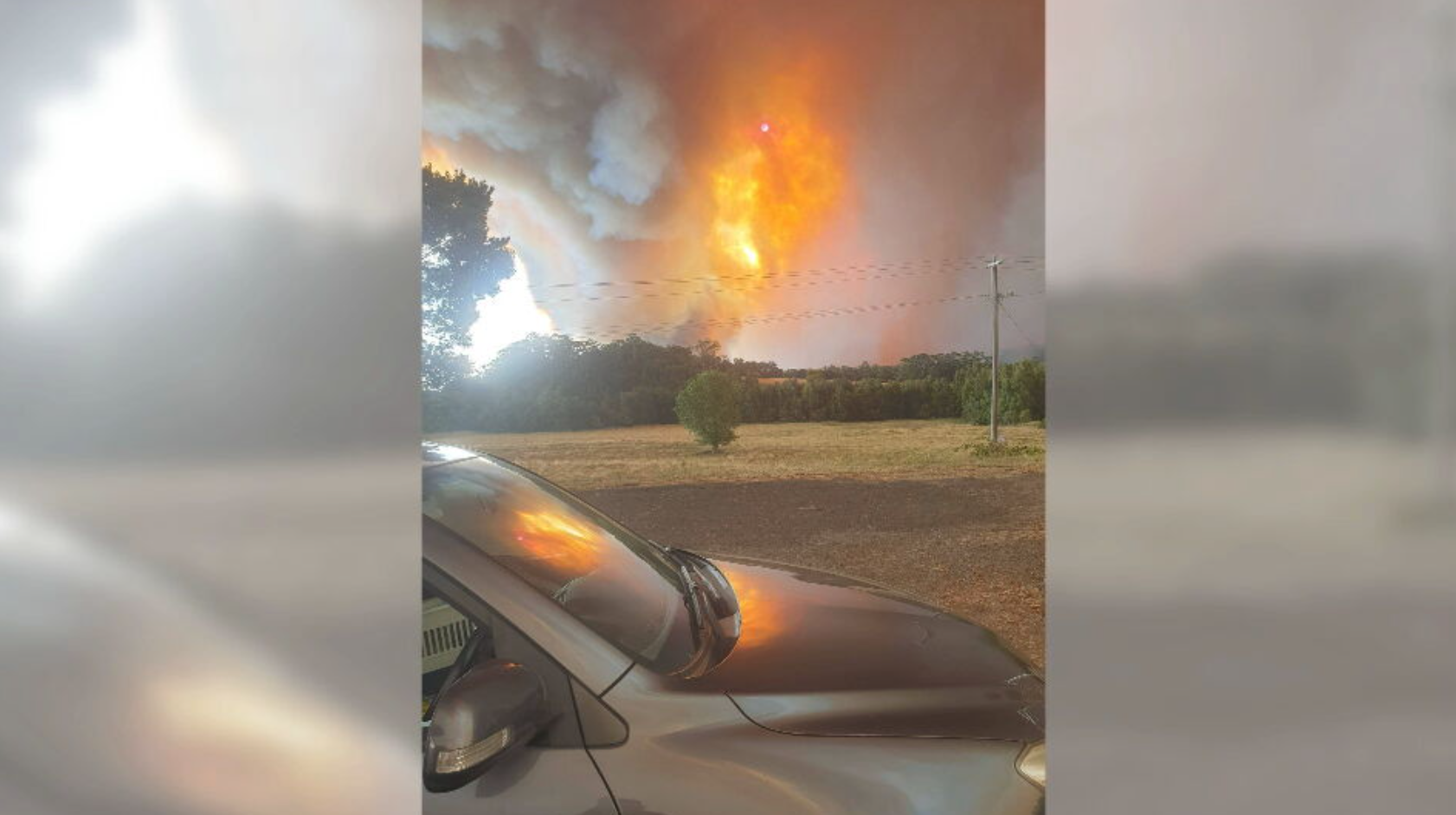 The Otways fire at Carlisle River broke containment lines last night.