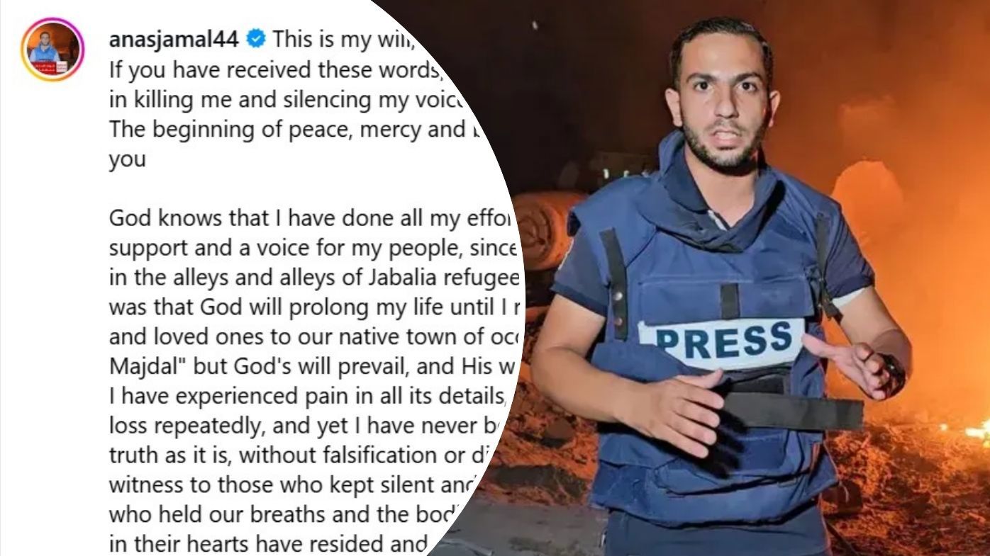 'Last message' of prominent Al Jazeera correspondent killed in Gaza revealed