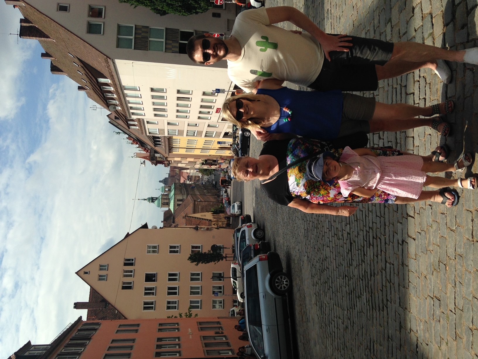 Leigh and his family in Germany.