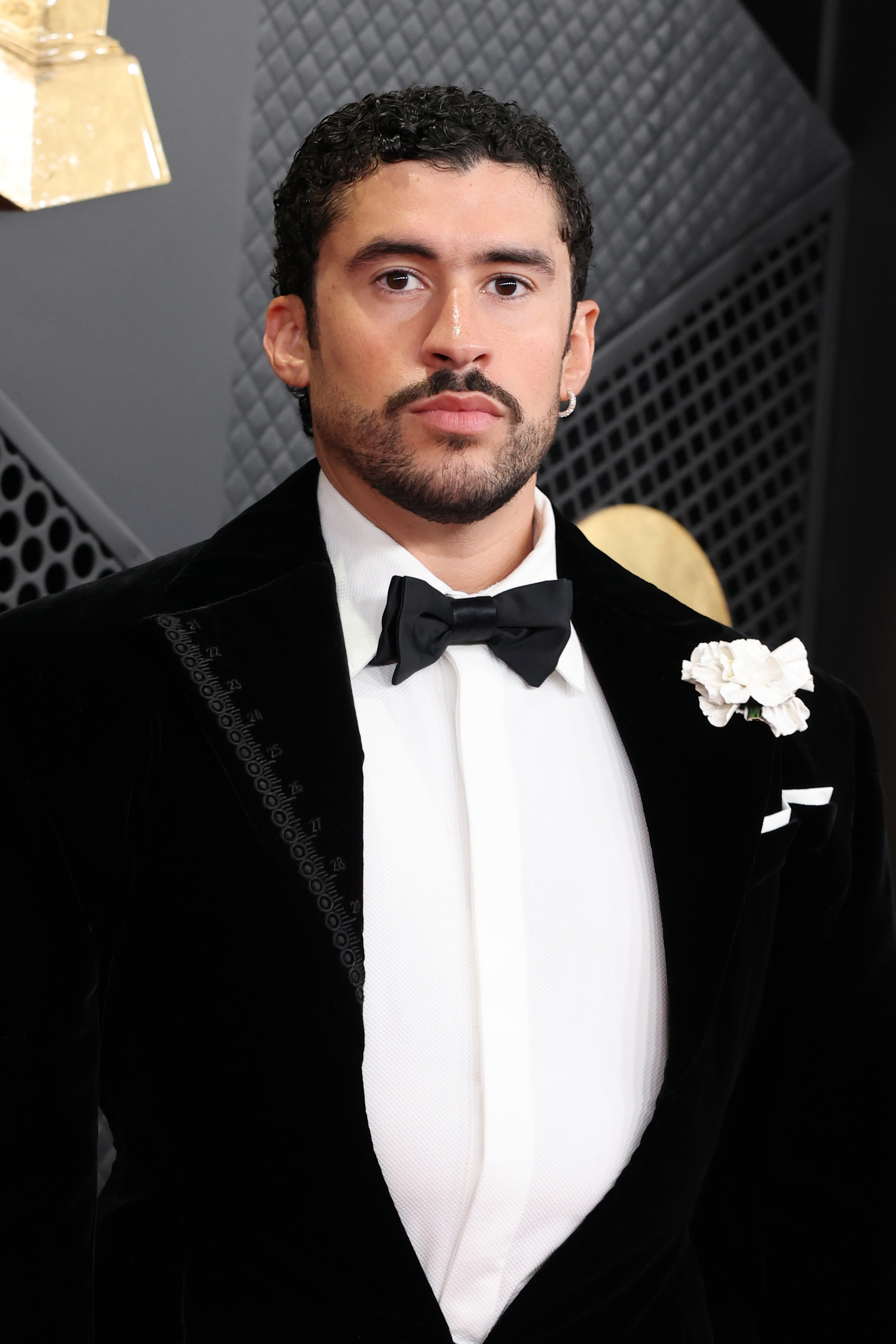 Bad Bunny at the 68th GRAMMY Awards at Crypto.com Arena on February 1, 2026 in Los Angeles, California. 