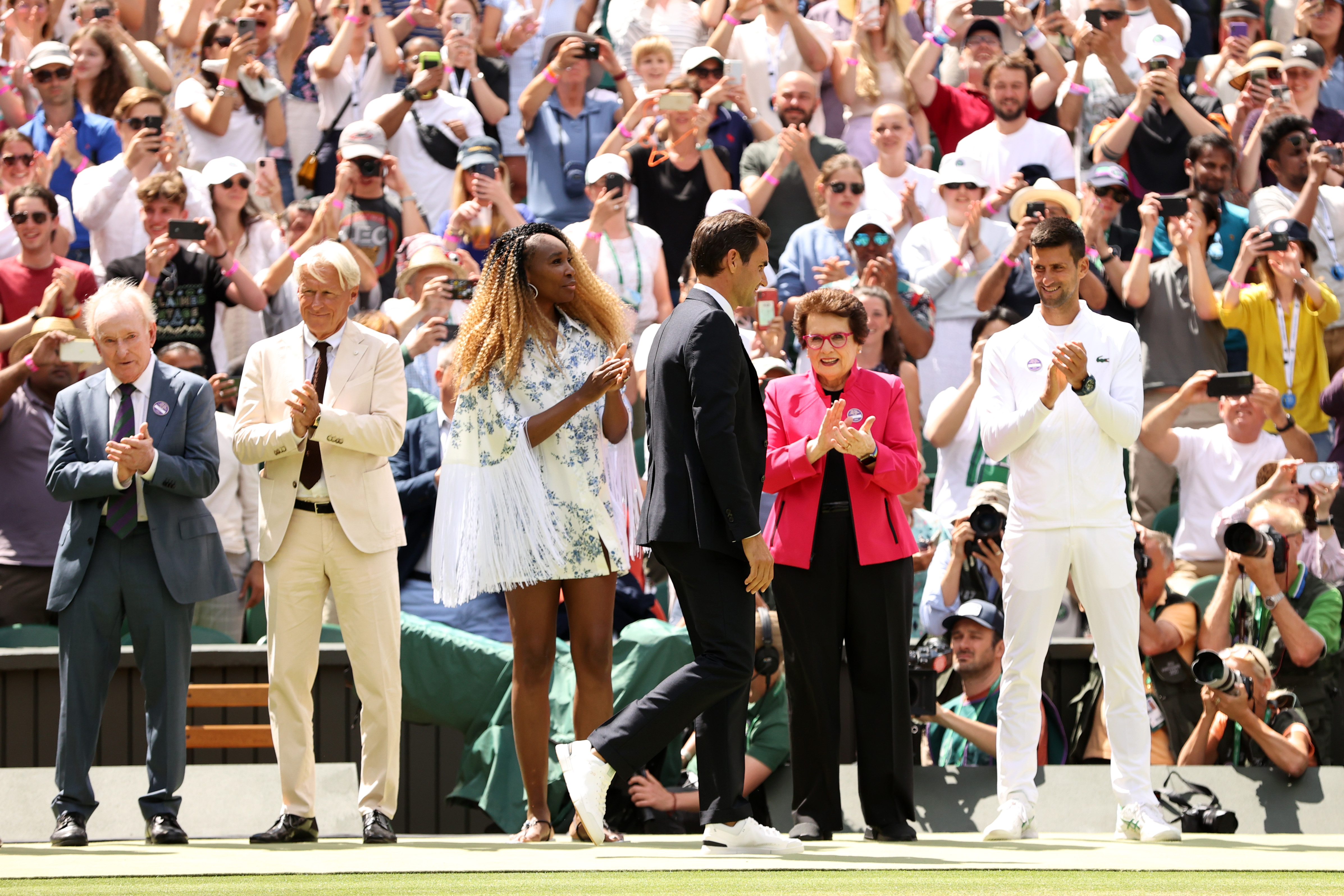 L'hommage de Craig Gabriel à Roger Federer avant le tournoi final de l'icône du tennis