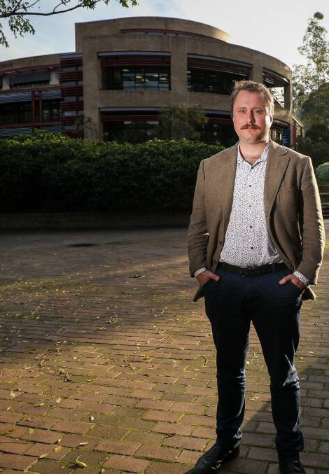 Dr Jonathon Mackay, Branch Secretary of the NTEU and an academic in the School of Business at the University of Wollongong.