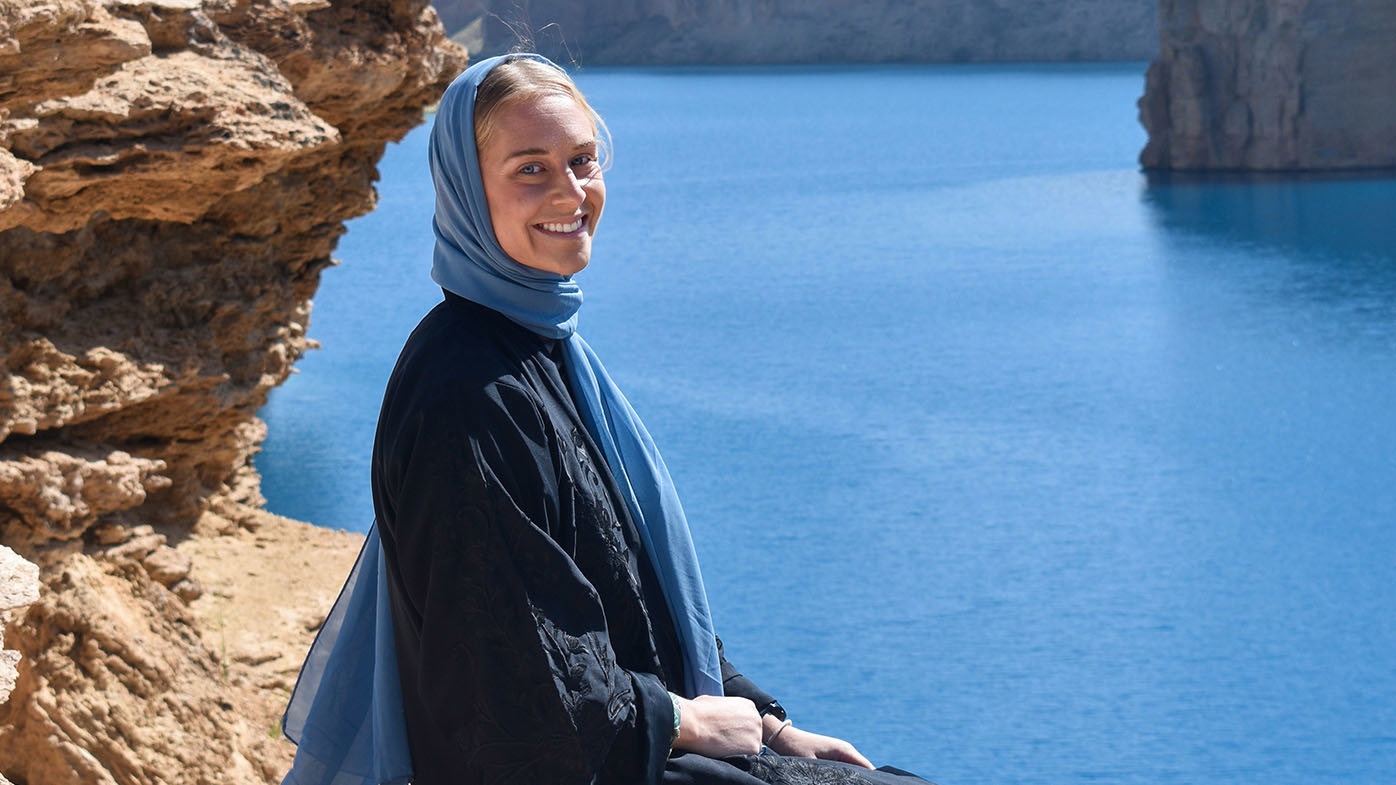 Jess Davis during her visit to Afghanistan in 2025.