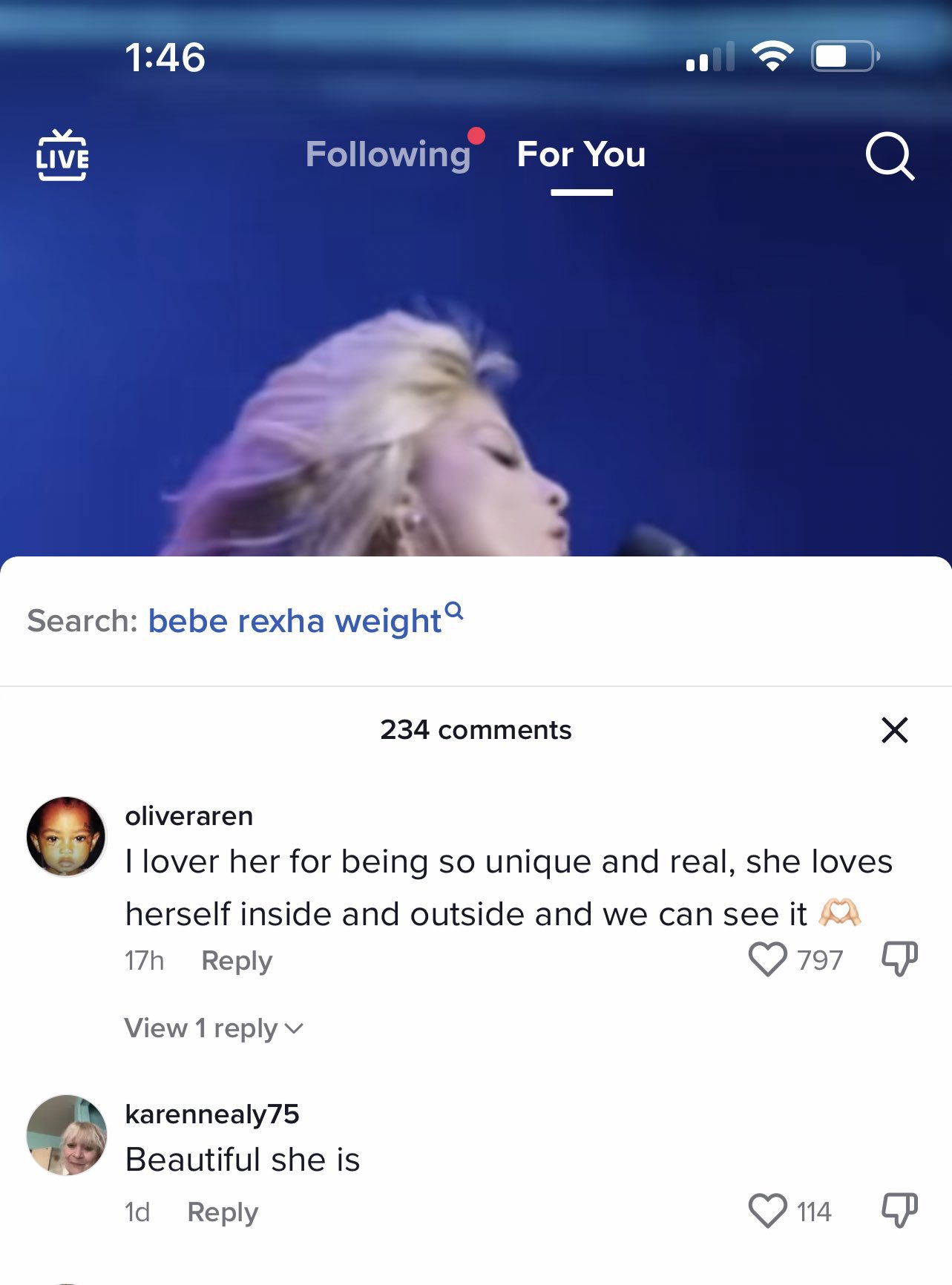 Bebe Rexha body shaming