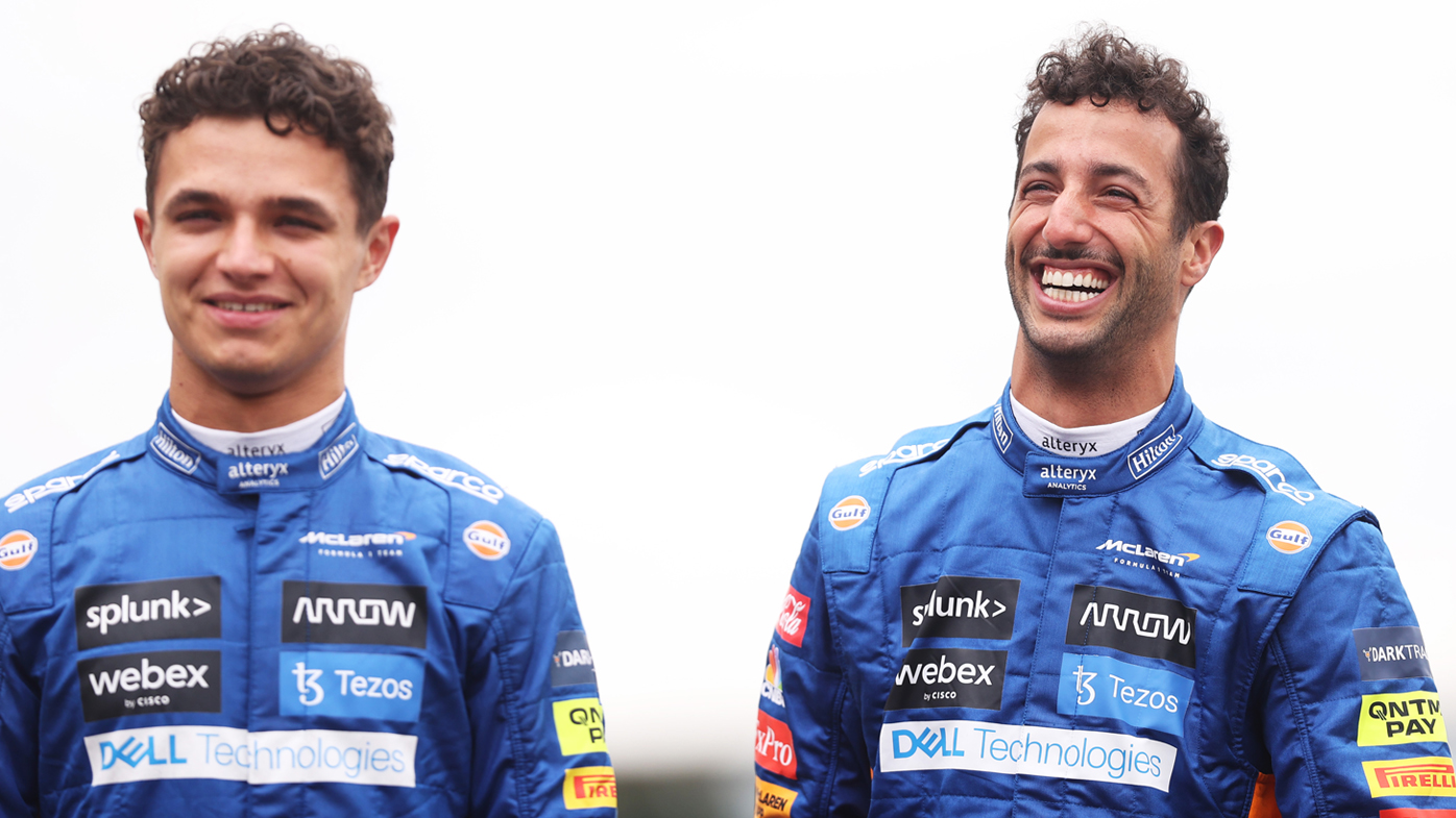 Push-ups fail! Lando Norris and Daniel Ricciardo fitness challenge