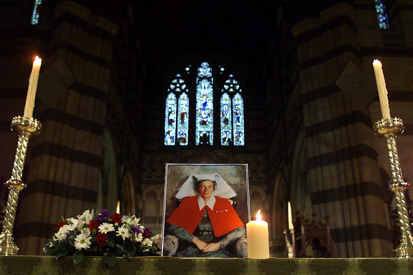 A memorial service was held for Sister Vivian Bullwinkel today at St. Paul's Cathedral. 